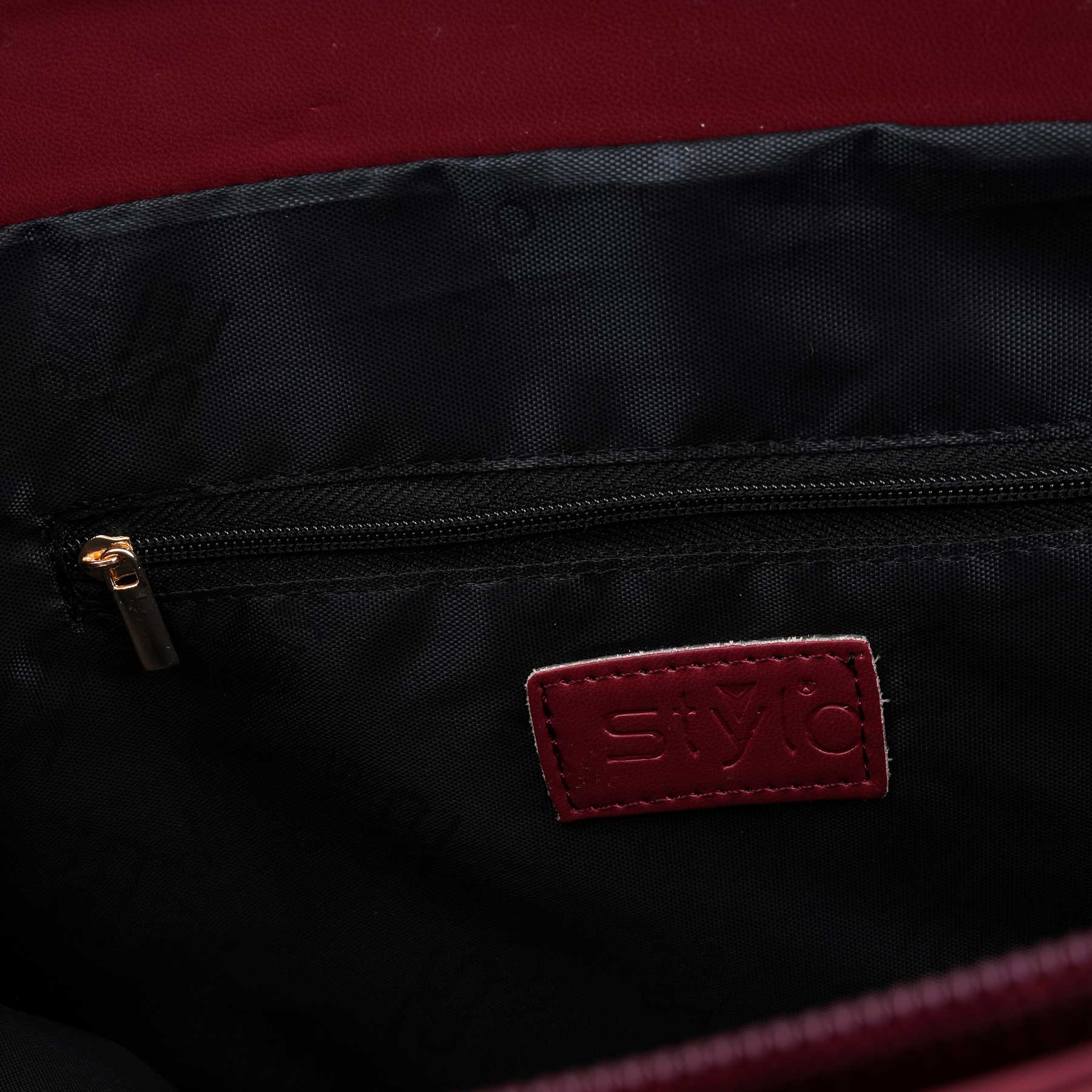 Maroon Formal Shoulder Bag For Ladies P55842 - Image 6