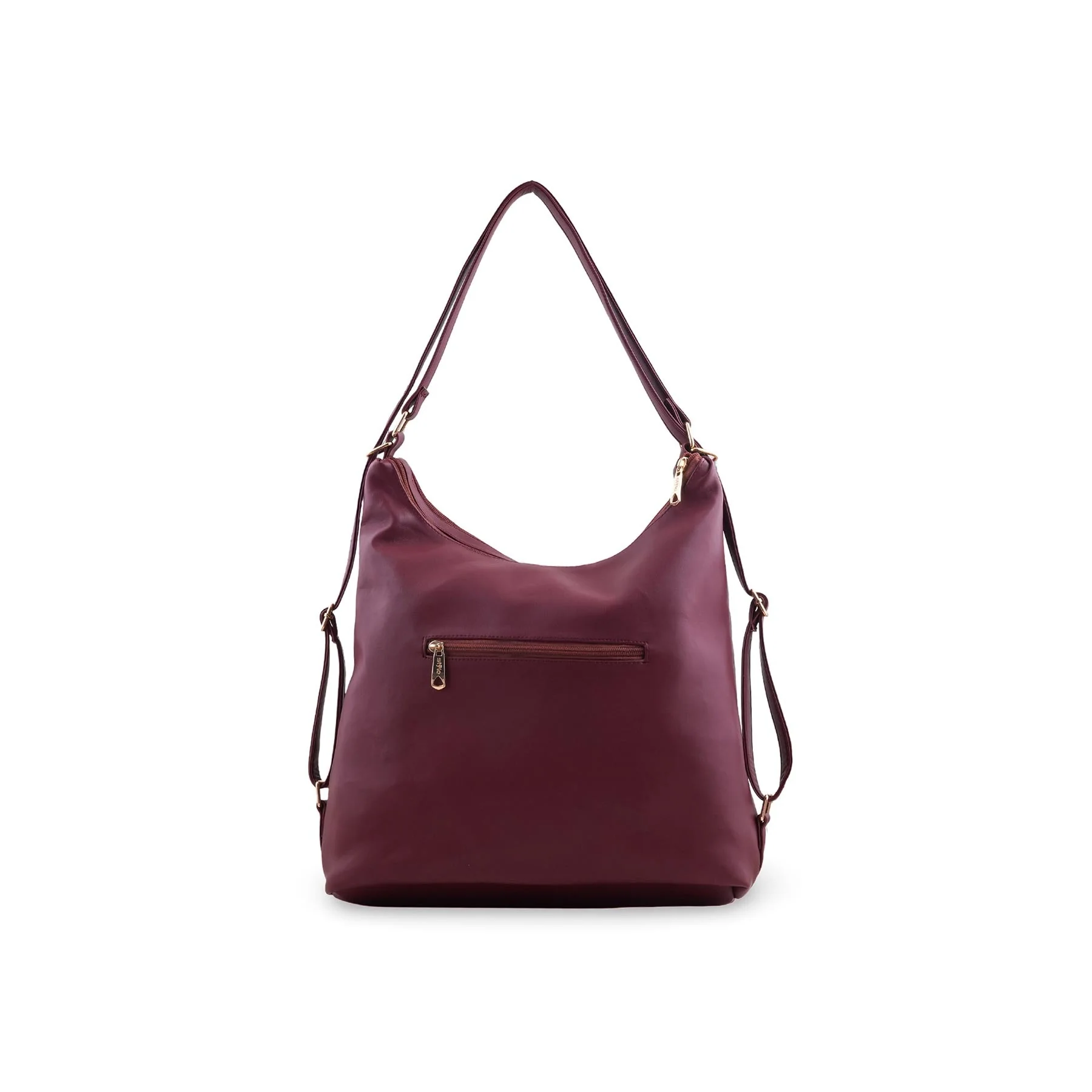 Maroon Formal Shoulder Bag For Ladies P55891 - Image 2
