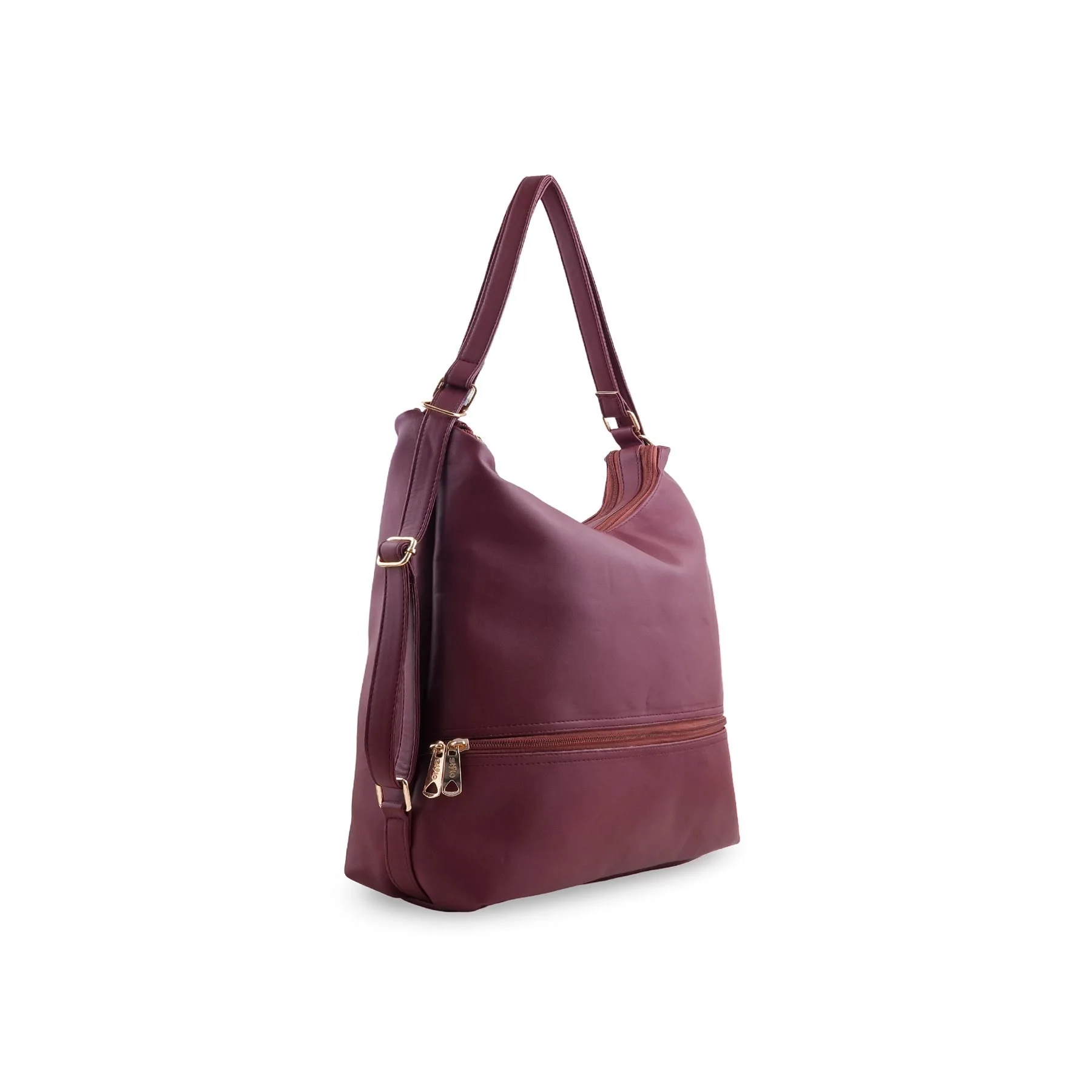 Maroon Formal Shoulder Bag For Ladies P55891 - Image 3