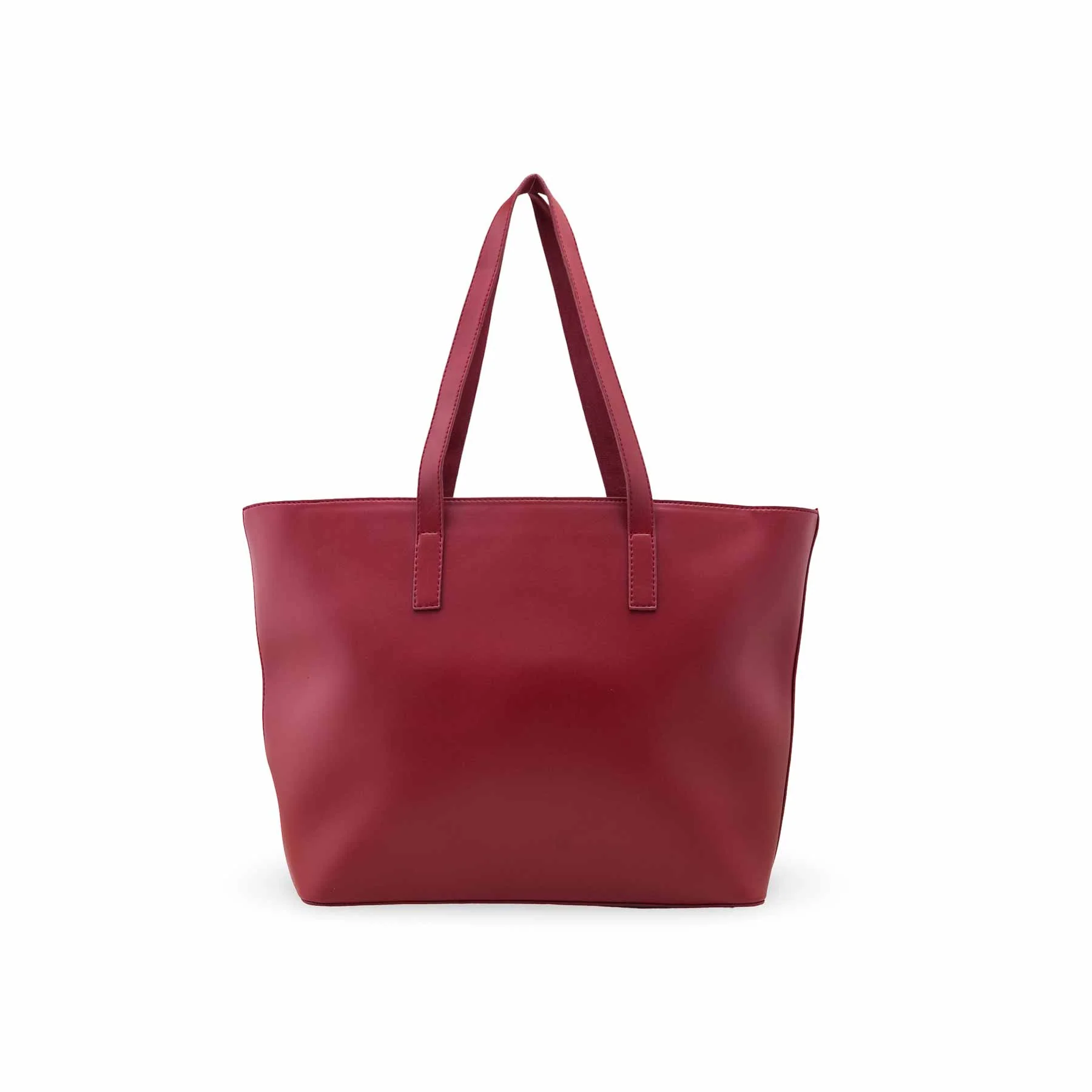 Maroon Formal Shoulder Bag For Women P55859 - Image 5