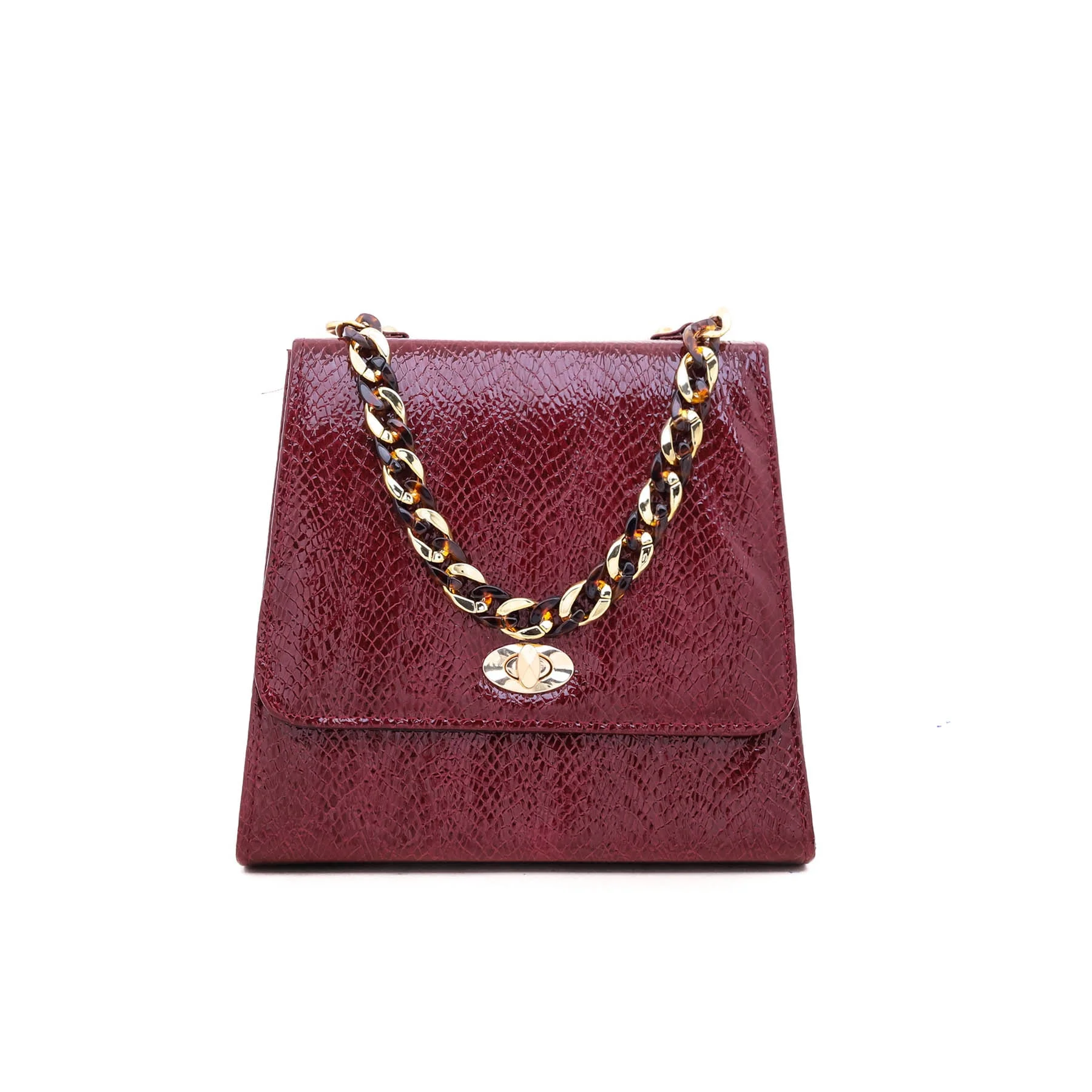Maroon Formal Shoulder Bag P54305 - Image 2