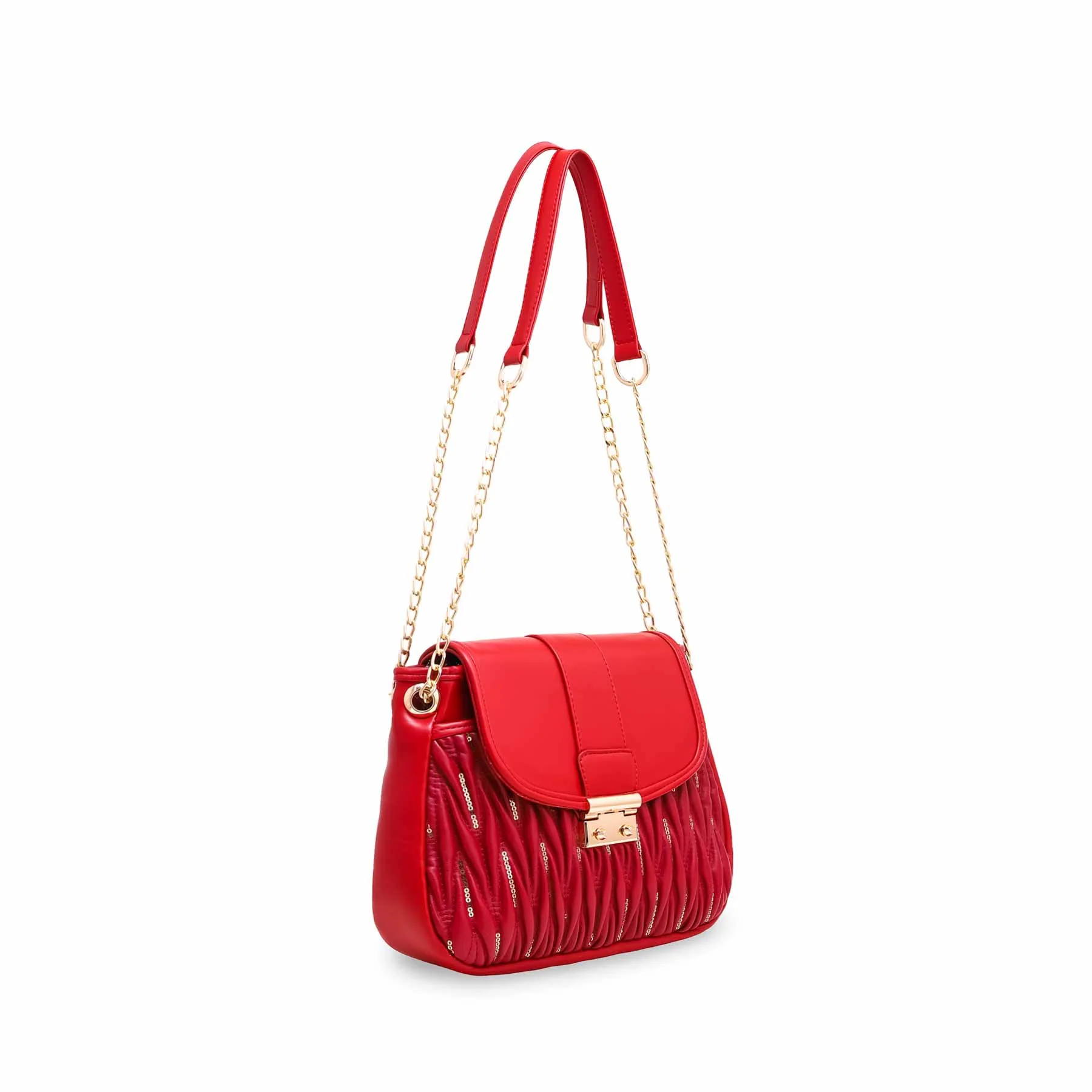 Maroon Formal Shoulder Bag P55601 - Image 2
