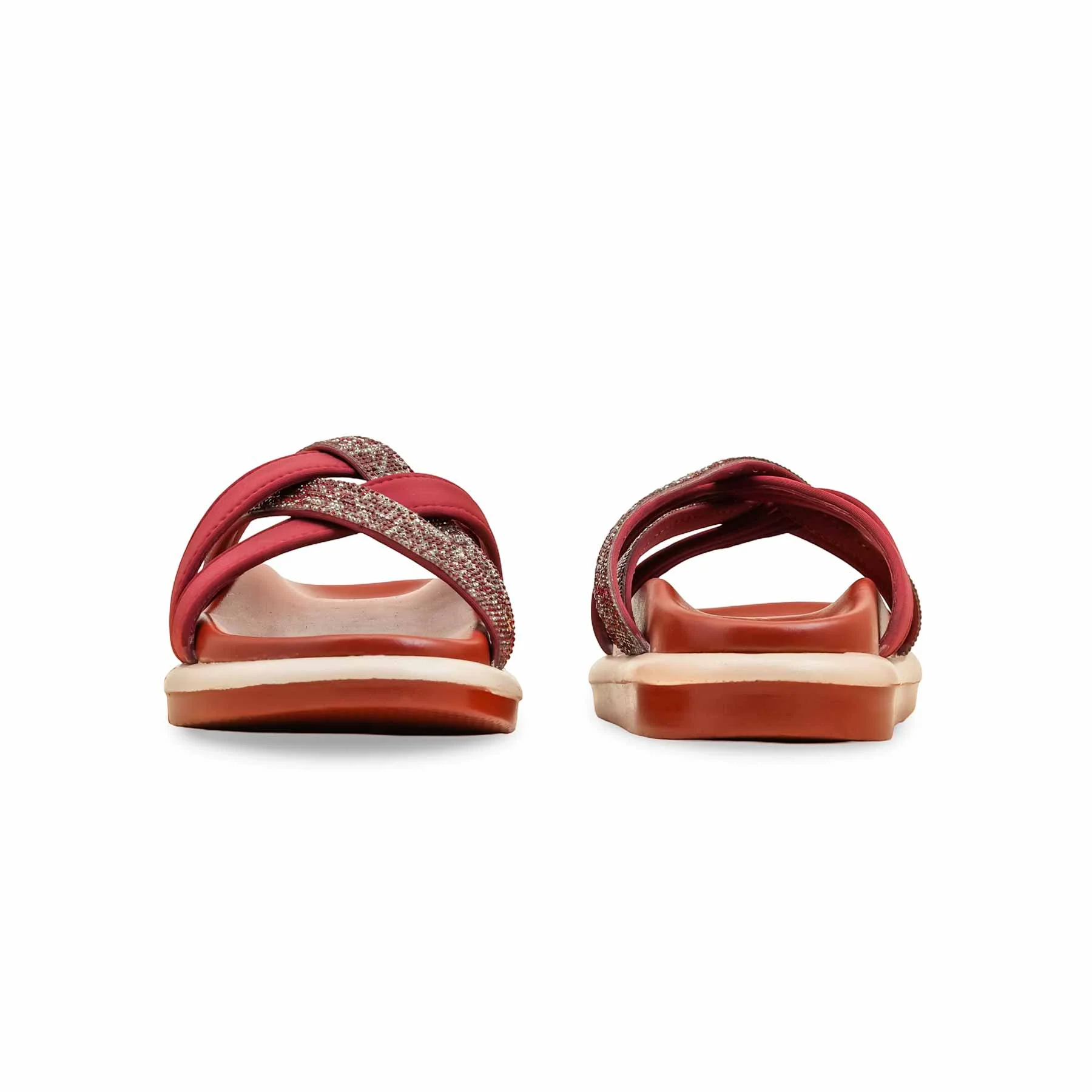 Maroon Formal Slipper For Ladies PU0584 - Image 4