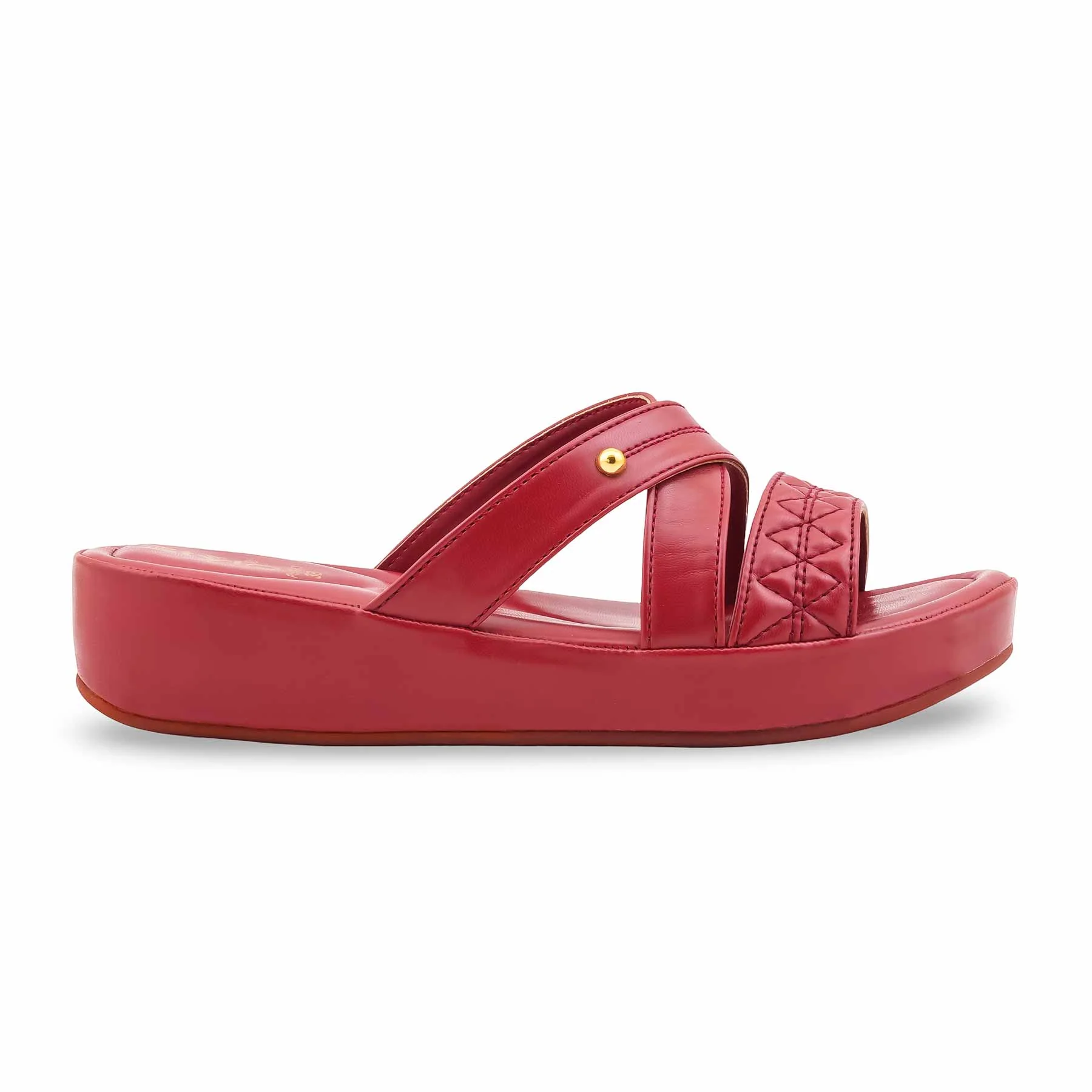 Maroon Formal Slipper For Women PU0653 - Image 2