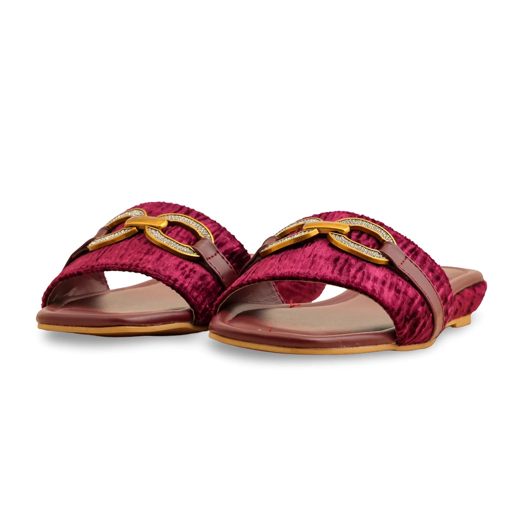 Maroon Formal Slipper FR8384 - Image 3