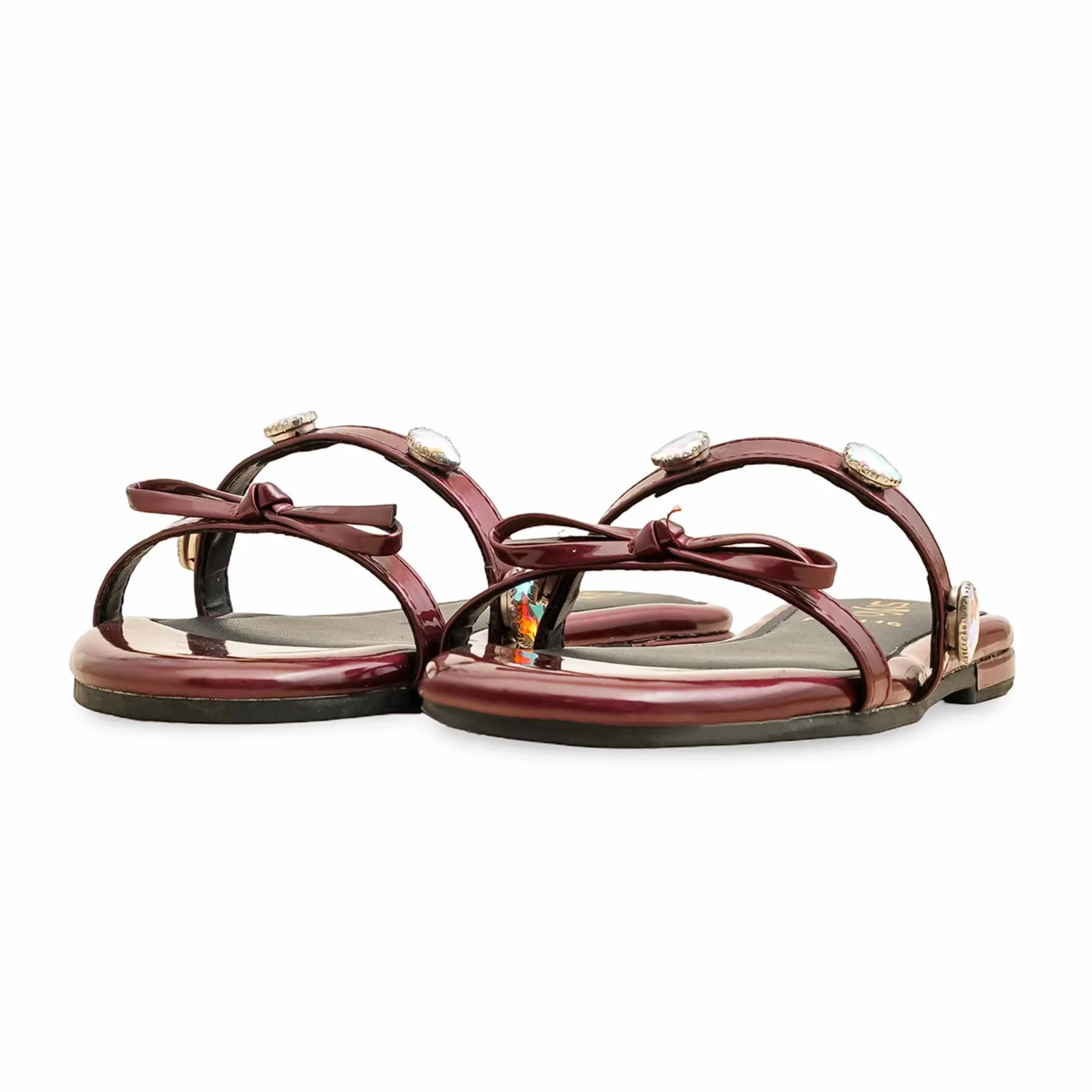 Maroon Formal Slipper FR8416 - Image 3