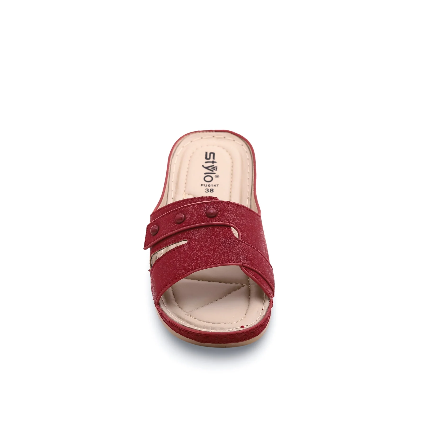 Maroon Formal Slipper PU0147 - Image 3