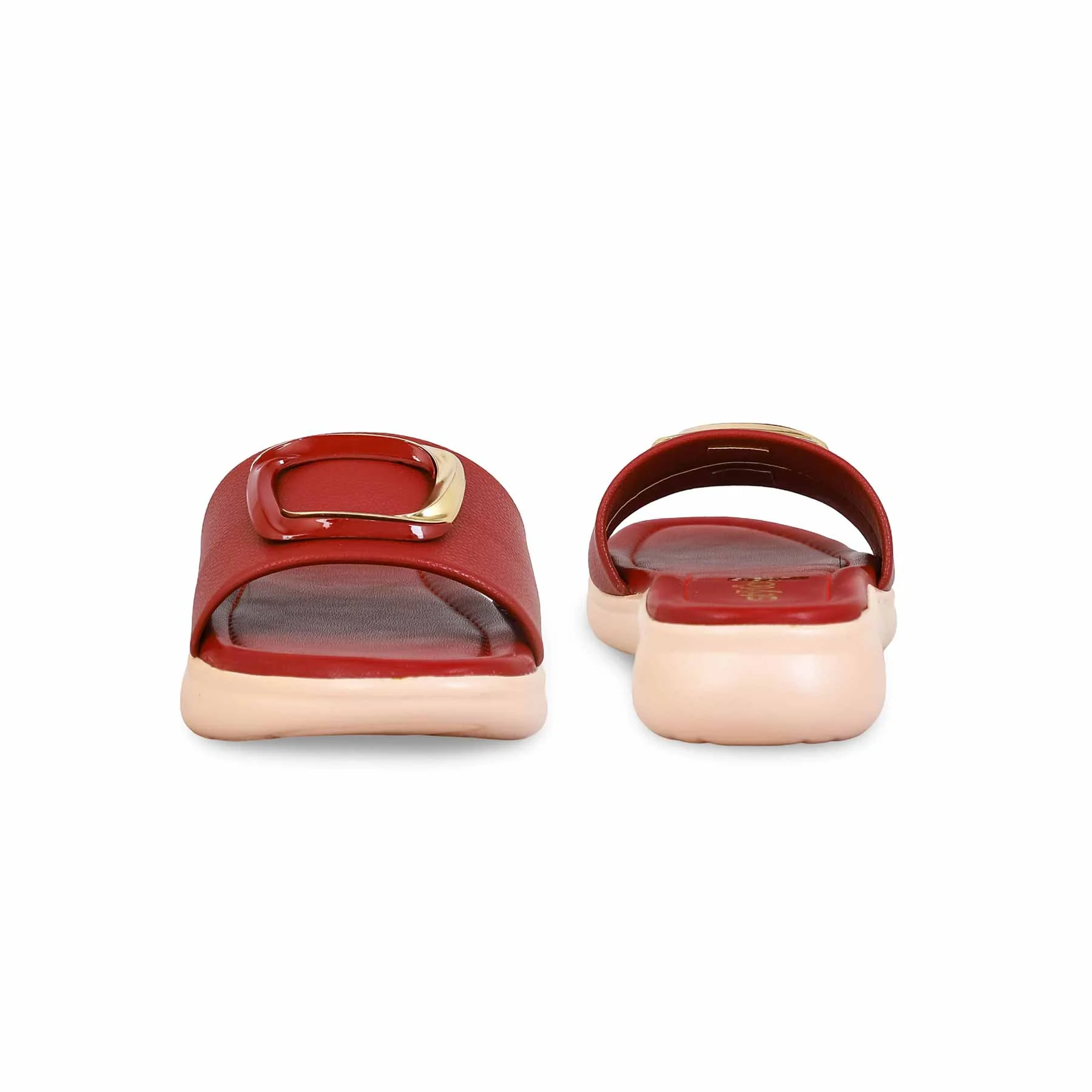 Maroon Formal Slipper PU0517 - Image 4