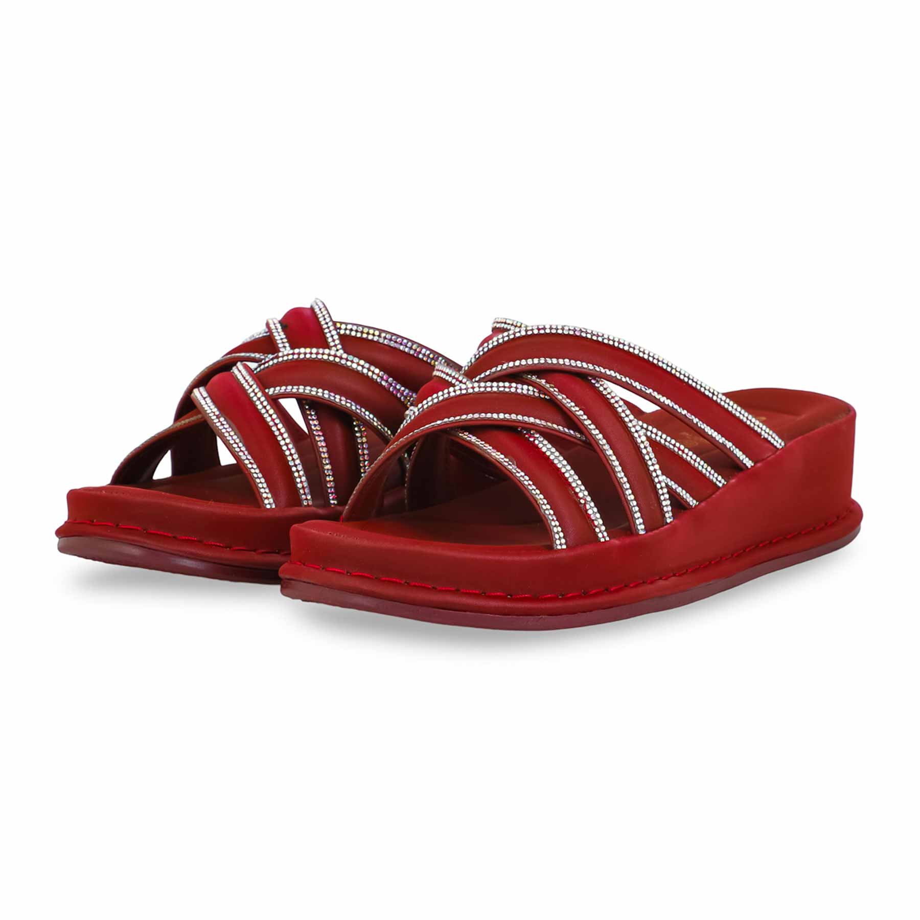 Maroon Formal Slipper PU0520 - Image 3