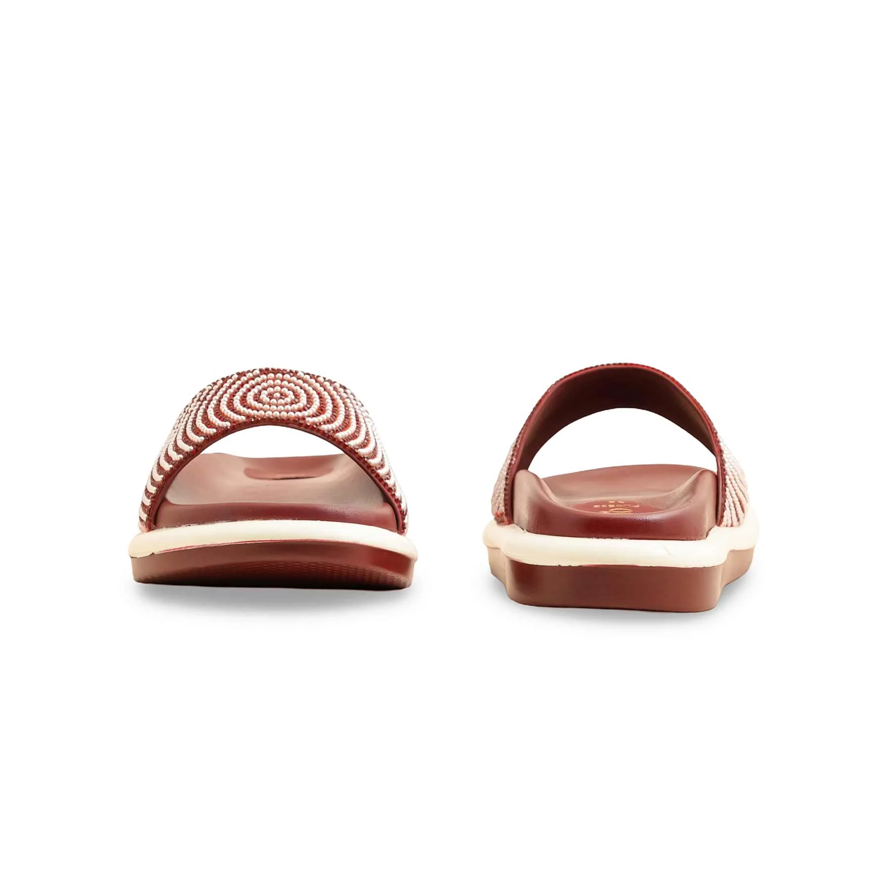 Maroon Formal Slipper PU0532 - Image 4