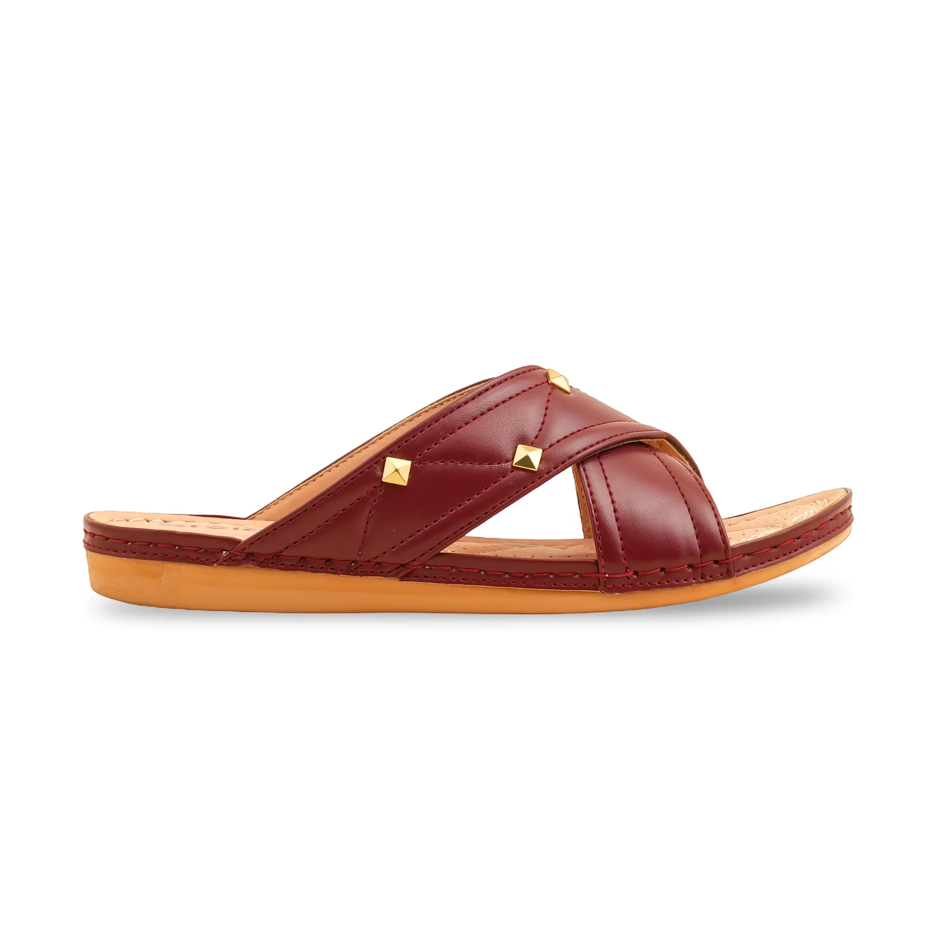 Maroon Formal Slipper PU0539 - Image 2