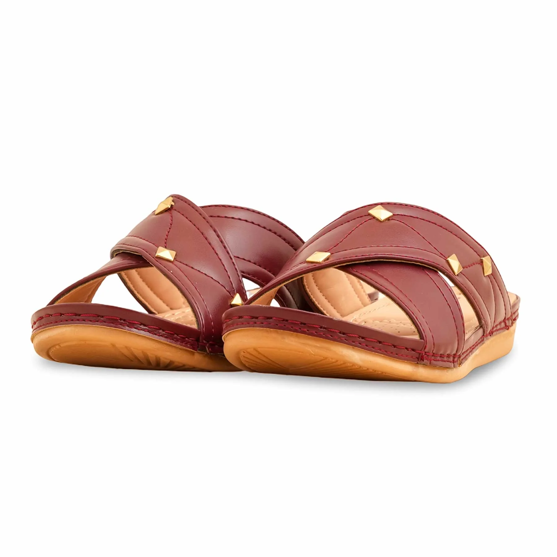 Maroon Formal Slipper PU0539 - Image 3