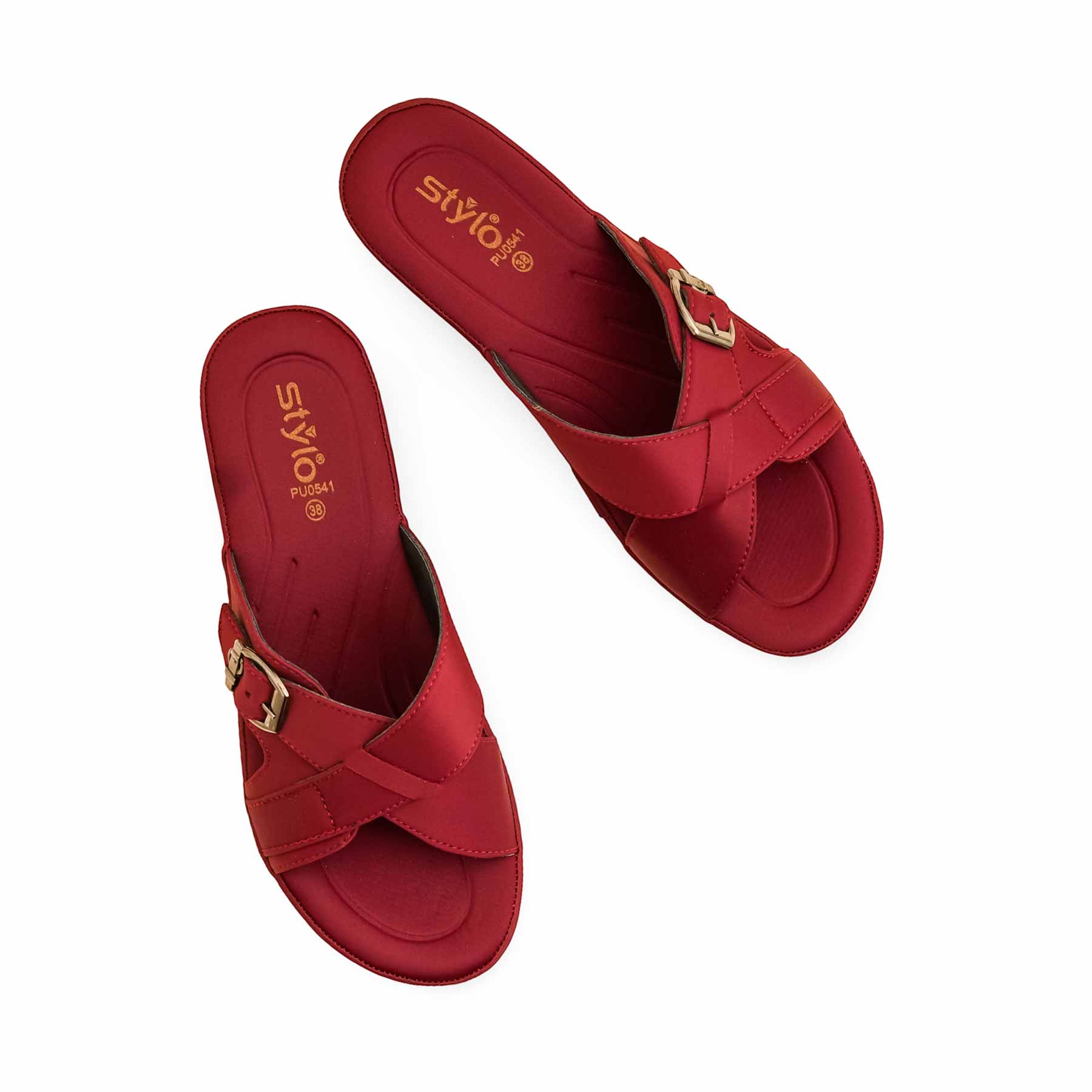 Maroon Formal Slipper PU0541 - Image 5