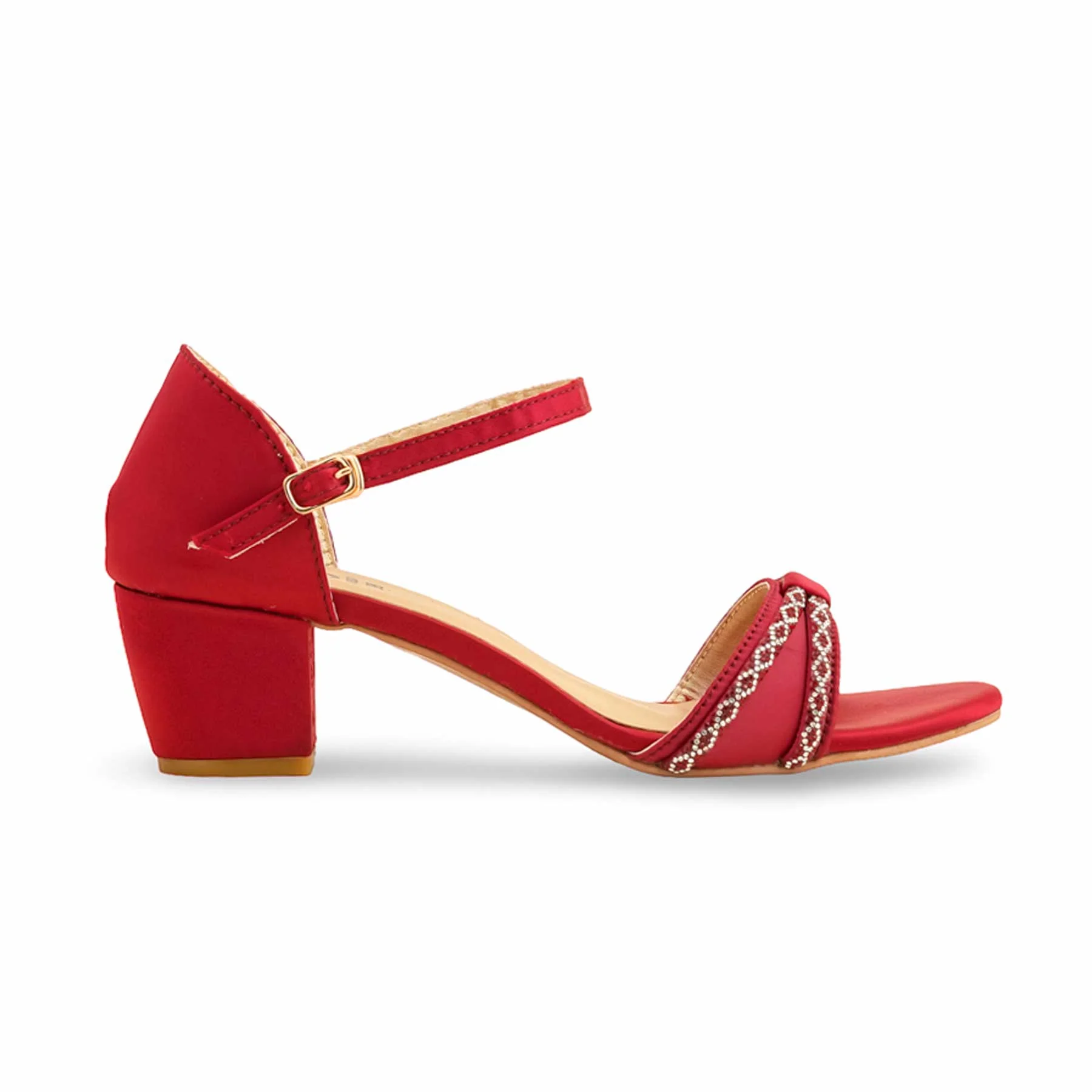 Maroon Formal Women Sandal FR5376 - Image 2