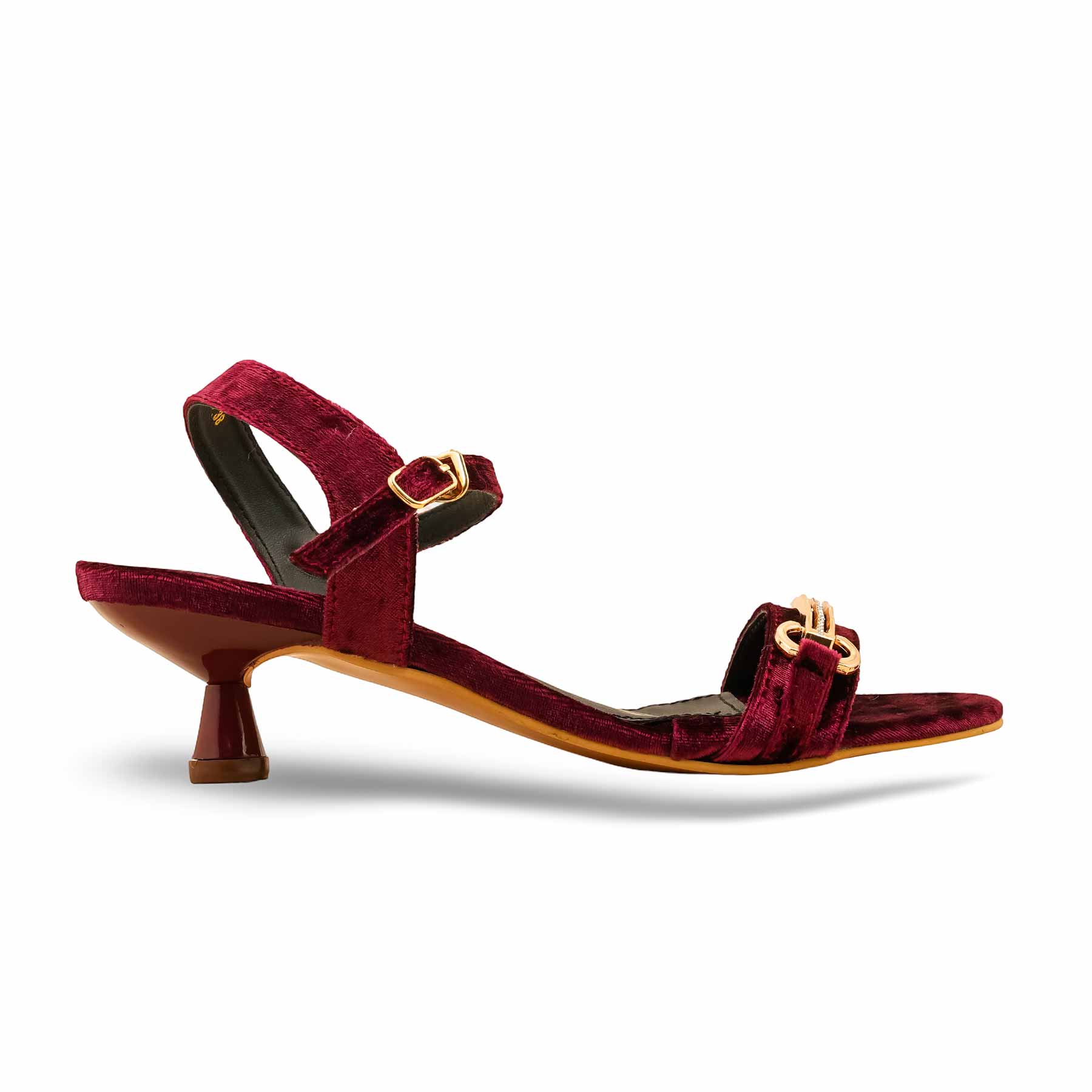 Maroon Formal Women Sandal FR5445 - Image 2