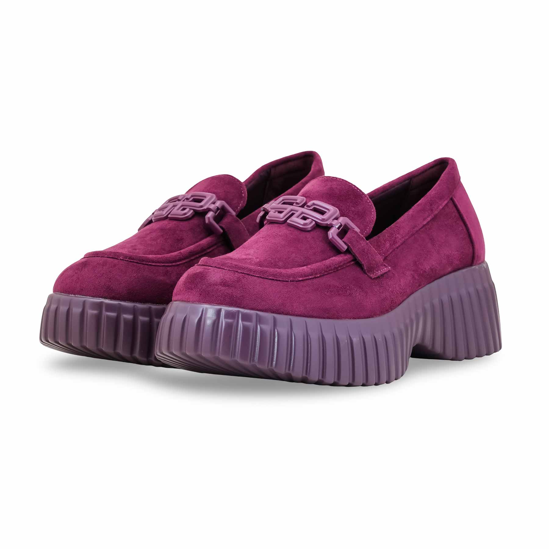 Maroon Moccasin For Women WN4526 - Image 3