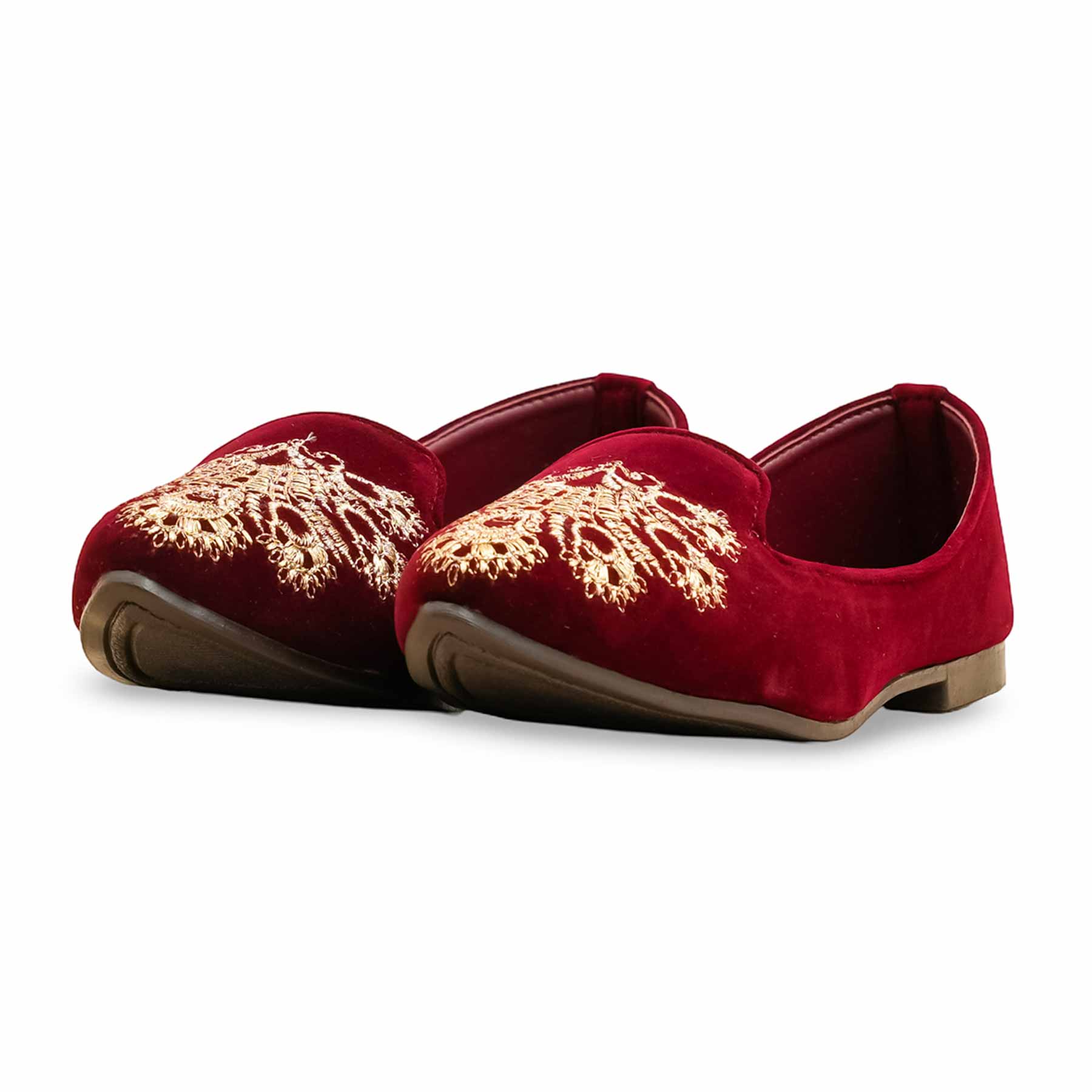 Maroon Pumps For Women WN1258 - Image 4