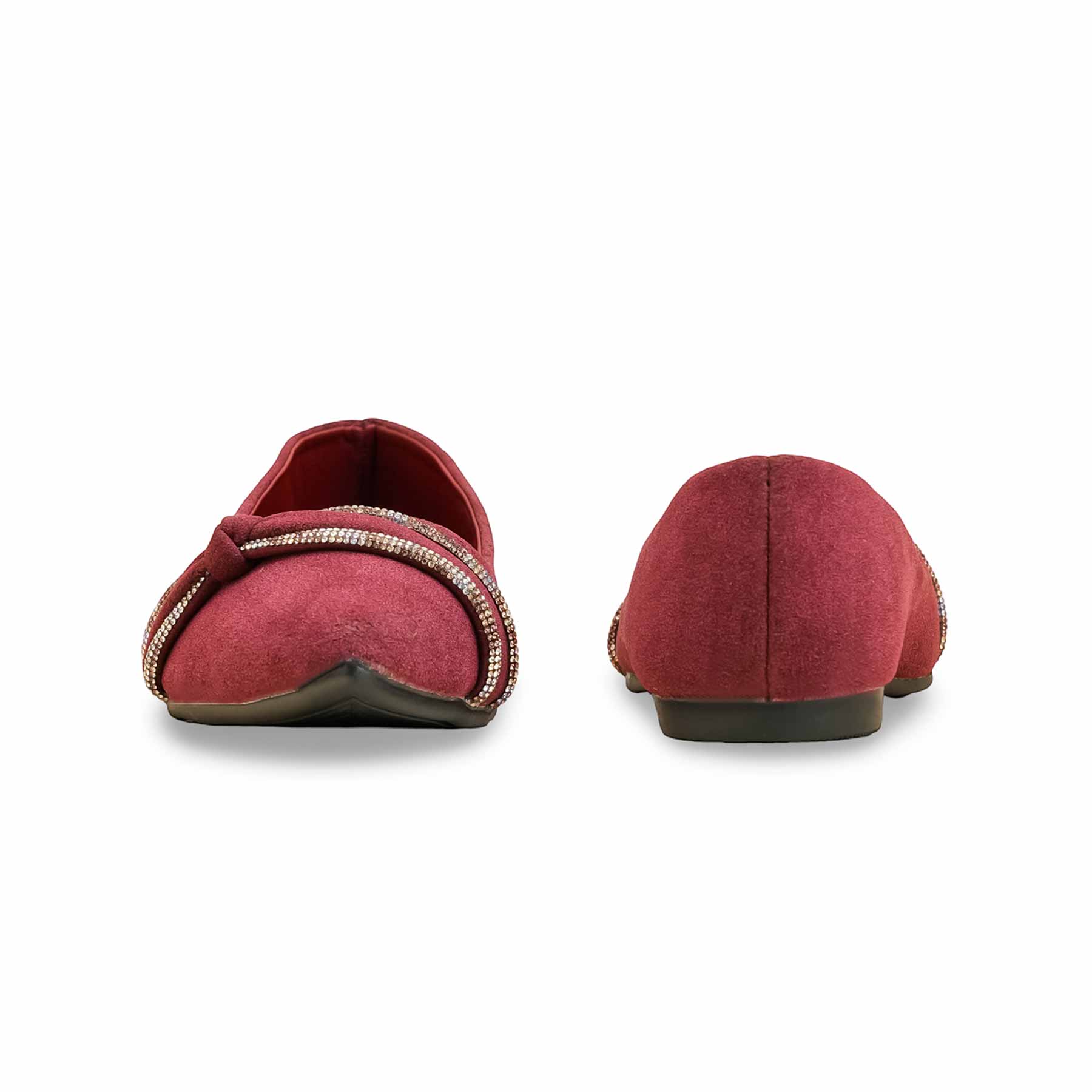 Maroon Pumps For Women WN1268 - Image 4