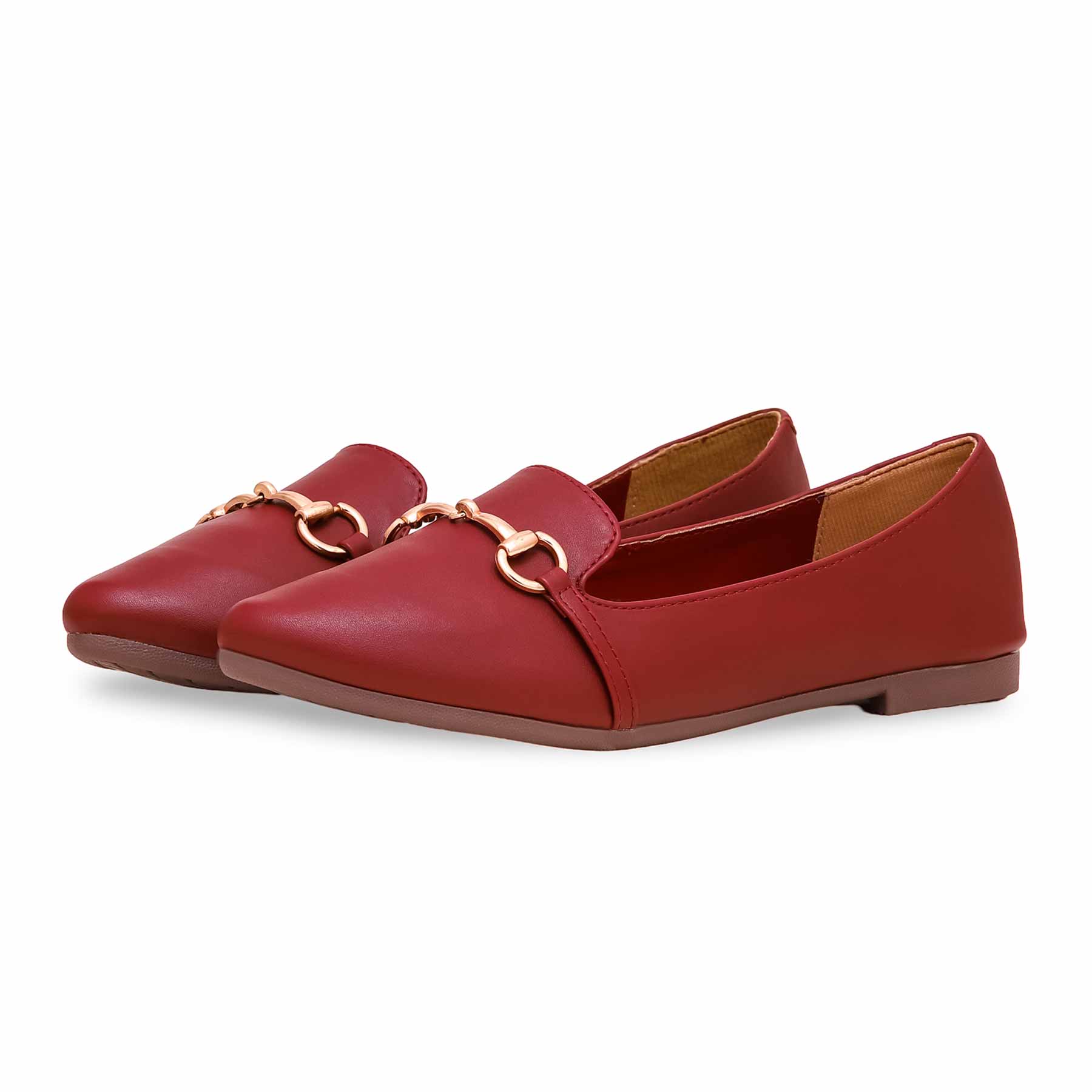 Women's Maroon Pumps WN1030 - Image 2