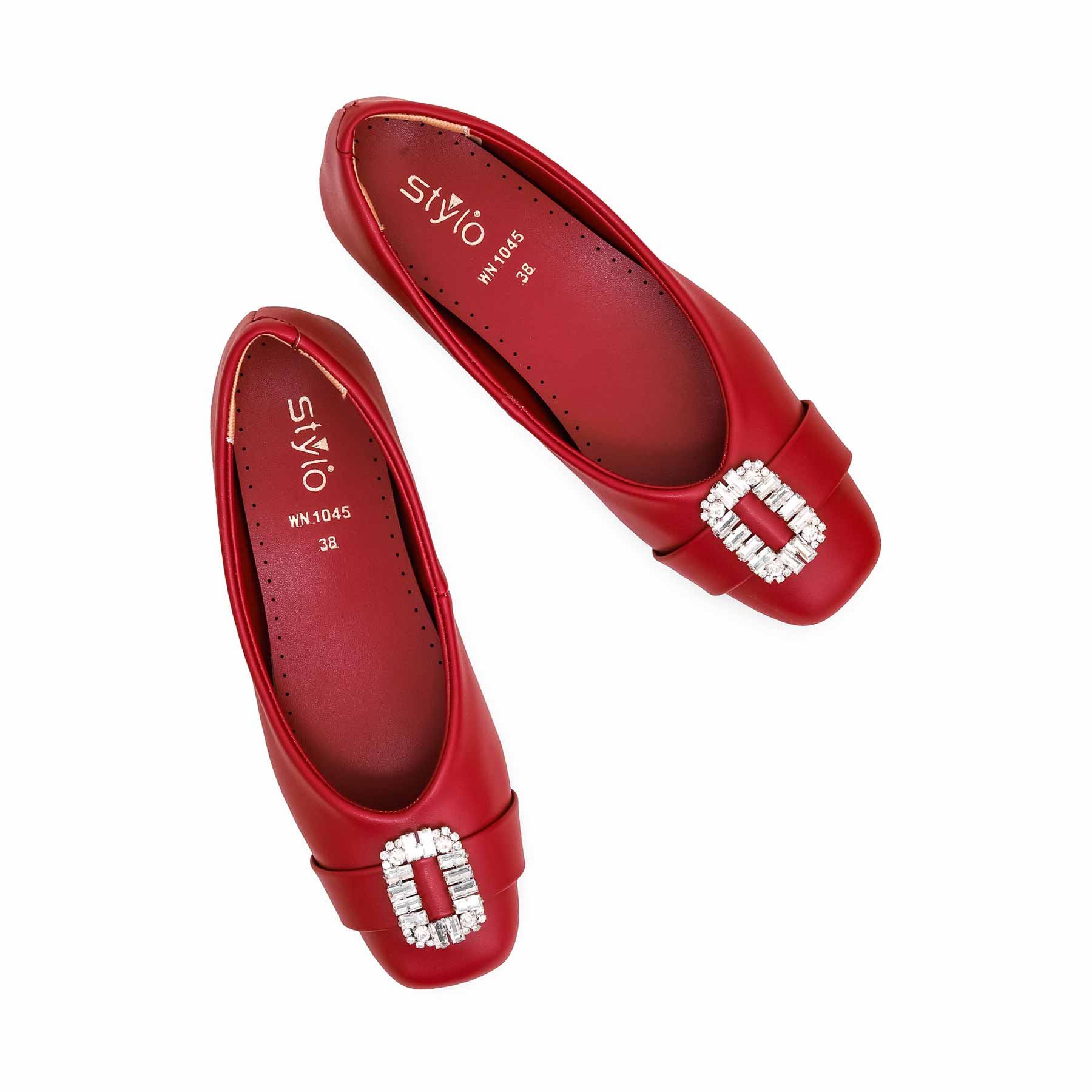 Maroon Pumps WN1045 - Image 4