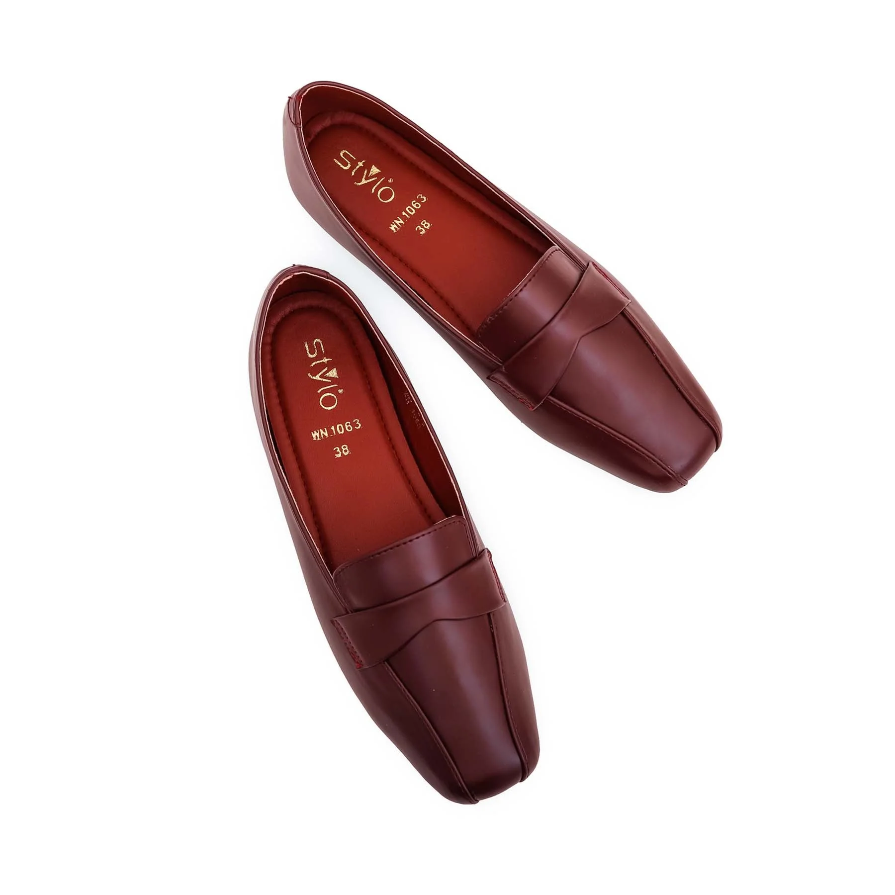 Maroon Pumps WN1063 - Image 4