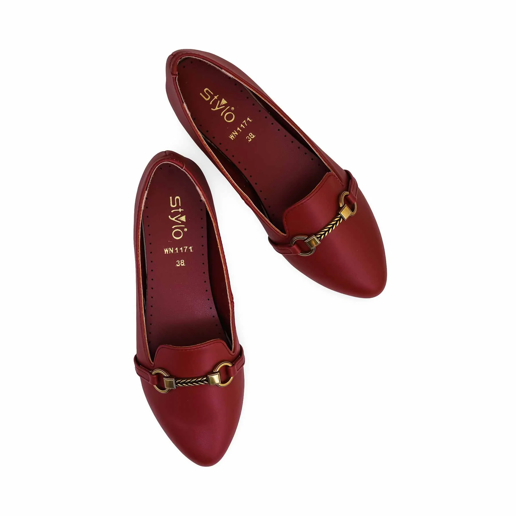 Maroon Pumps WN1171 - Image 4