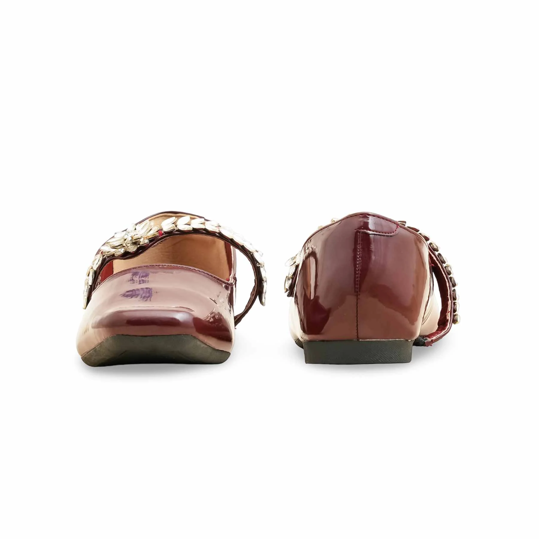 Maroon Pumps WN1217 - Image 4