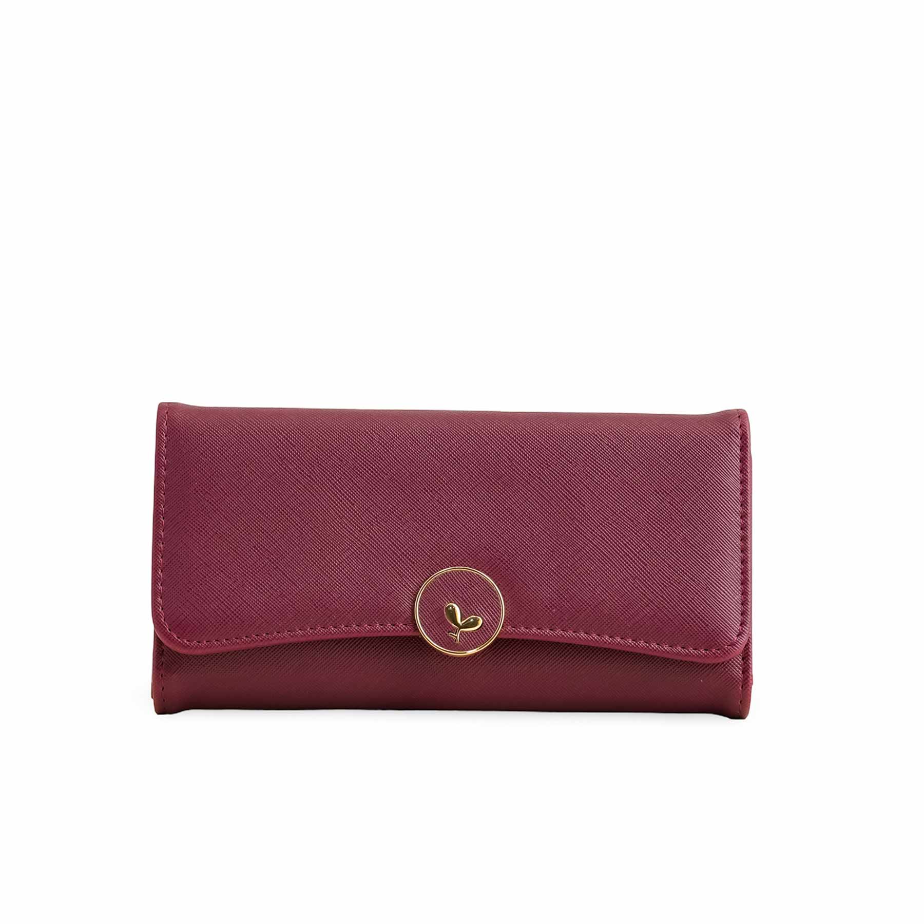 Maroon Women Casual Wallet P70965 - Image 2