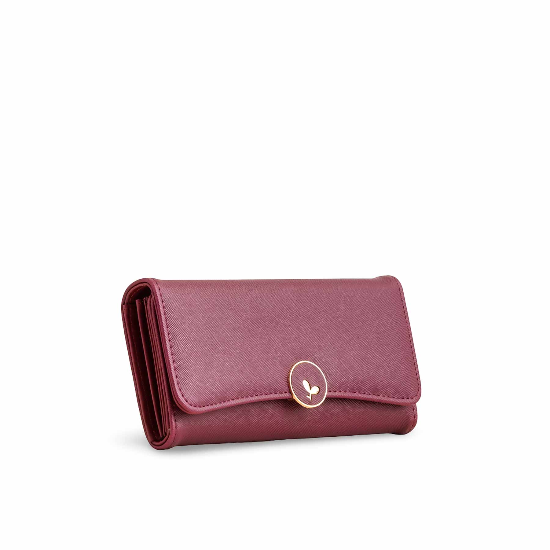 Maroon Women Casual Wallet P70965 - Image 3