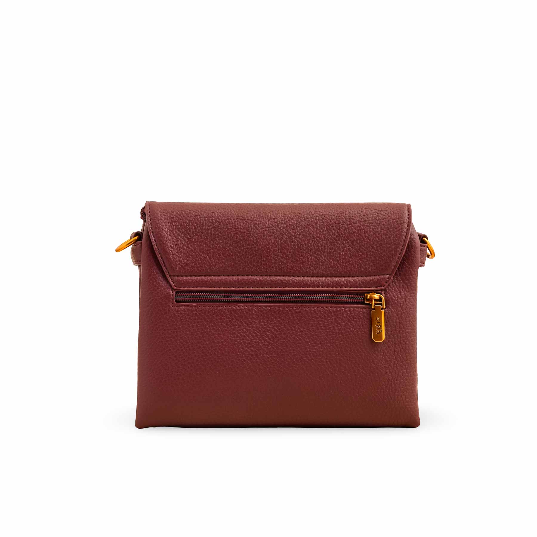 Maroon Women Formal Shoulder Bag P36377 - Image 3