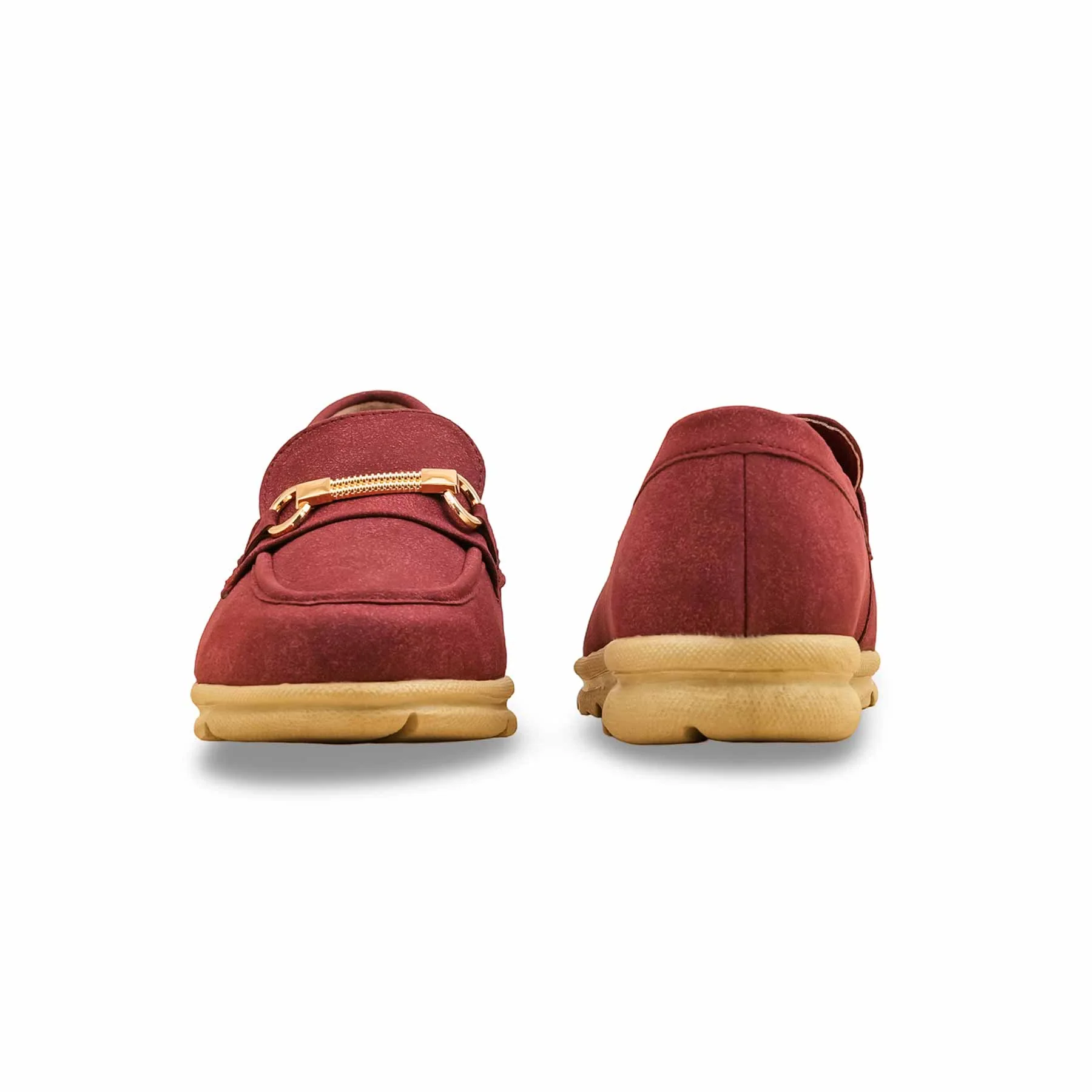 Maroon Women Moccasin WN4537 - Image 4