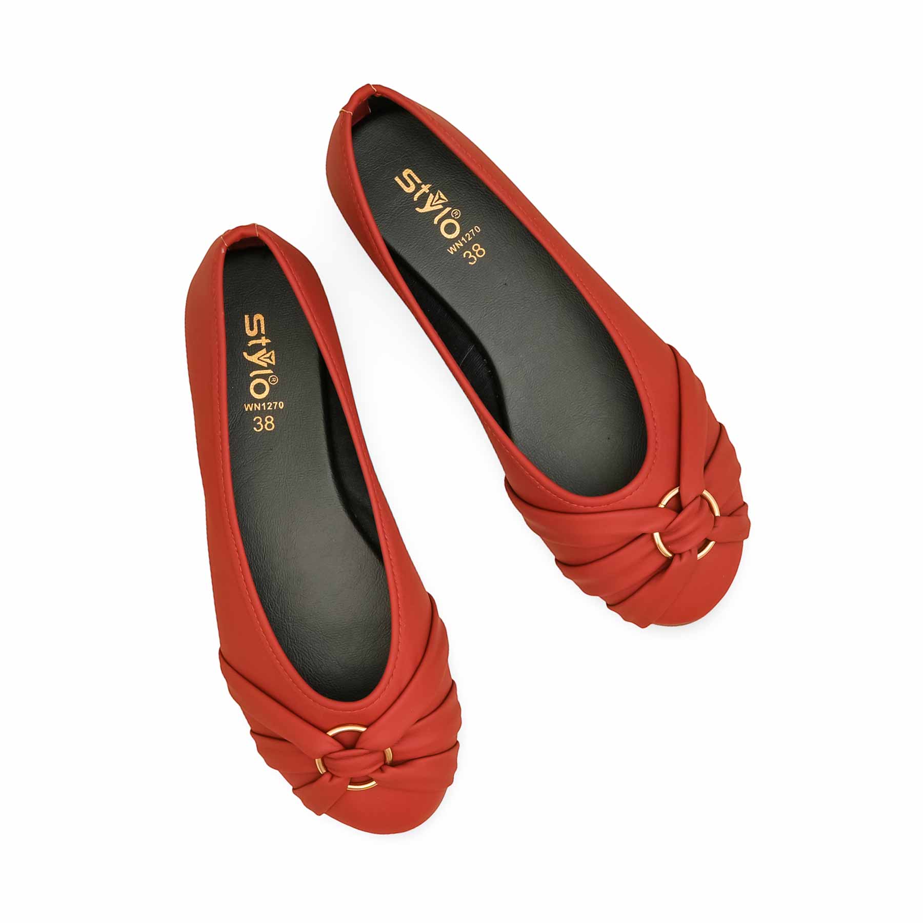 Maroon Women Pumps WN1270 - Image 5
