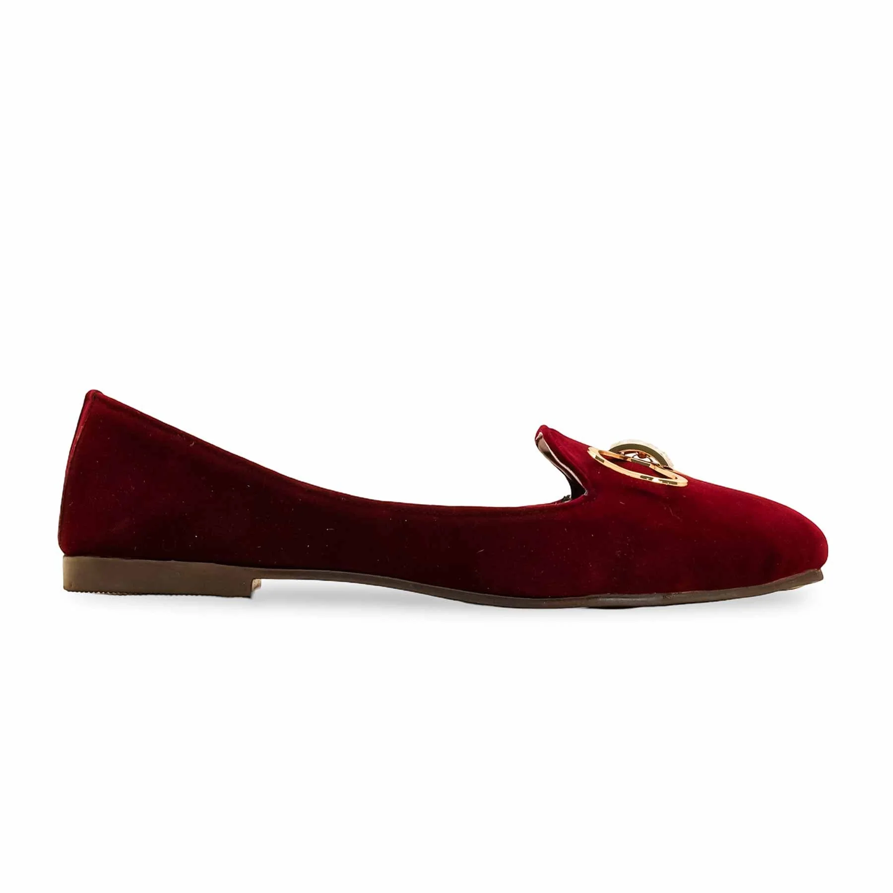 Maroon Women Pumps WN1340 - Image 2