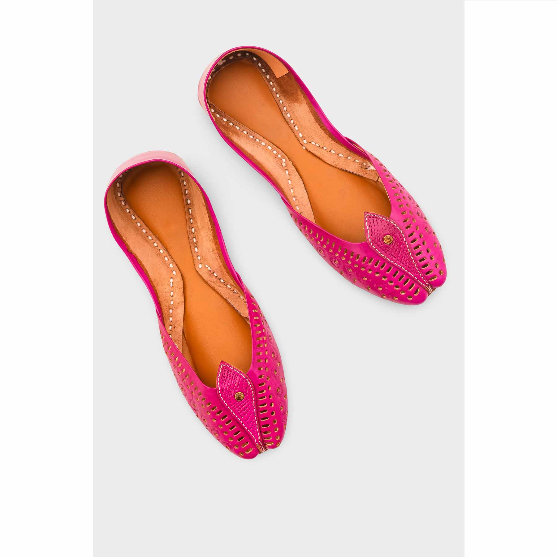 Mejunda Leather Khussa For Women EC8710 - Image 6
