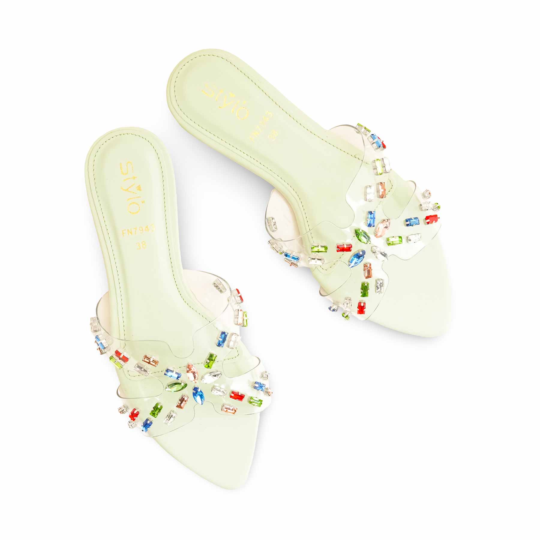 Multy Fancy Slipper For Ladies FN7943 - Image 5