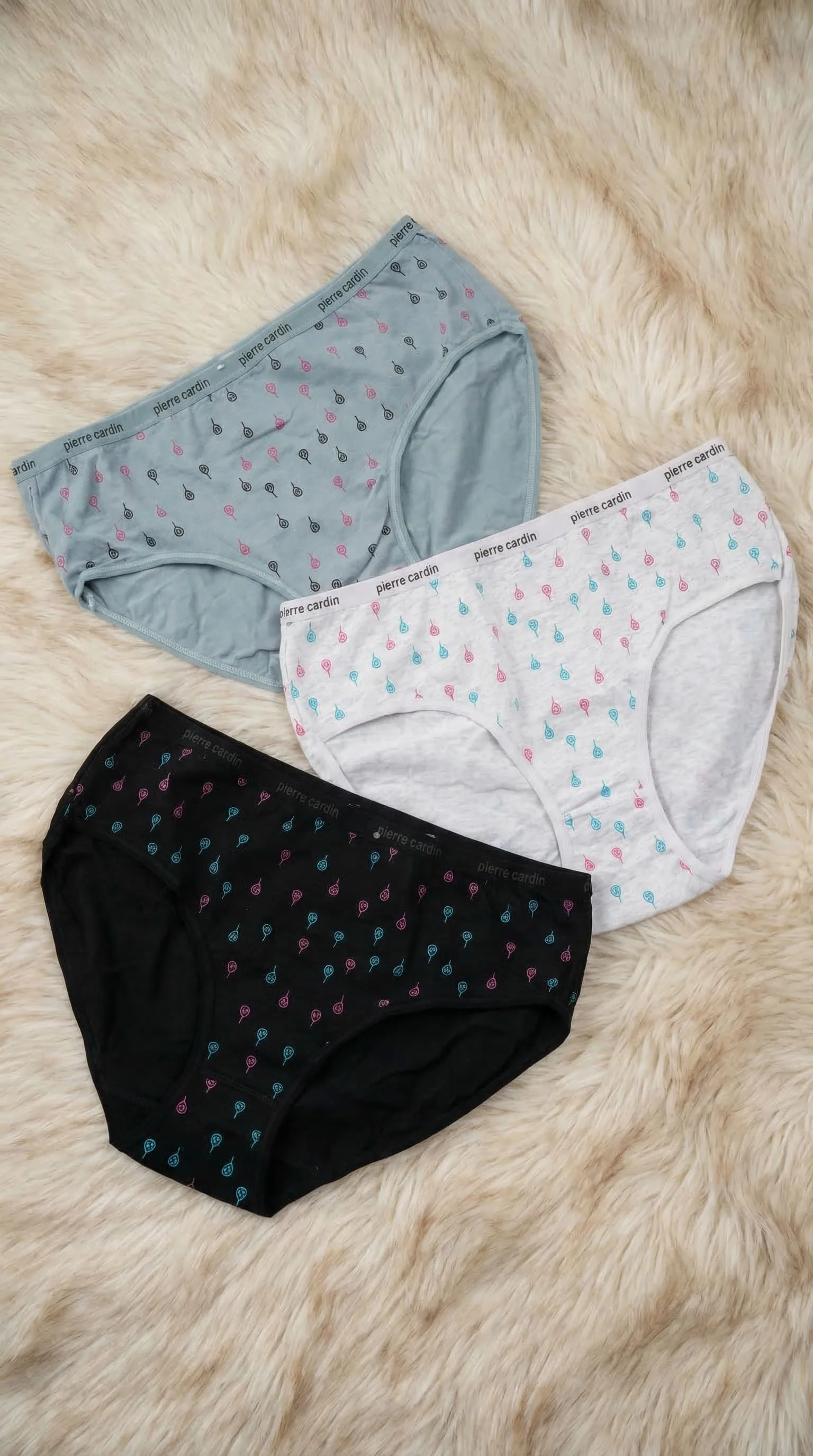 Multy Pack Of Three Full Brief Panties LP0021 - Image 2
