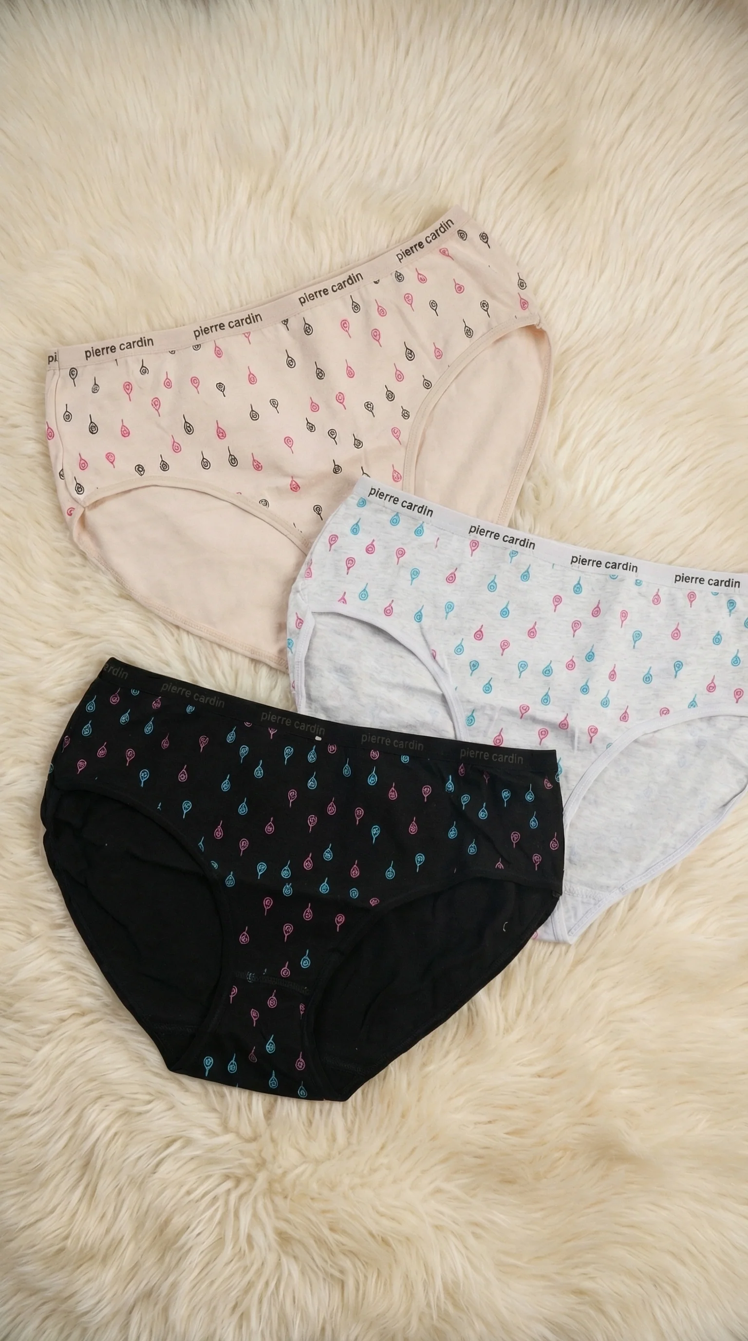 Multy Pack Of Three Full Brief Panties LP0021 - Image 3