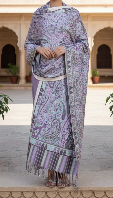 Multy Winter Stole PN5233 - Image 2