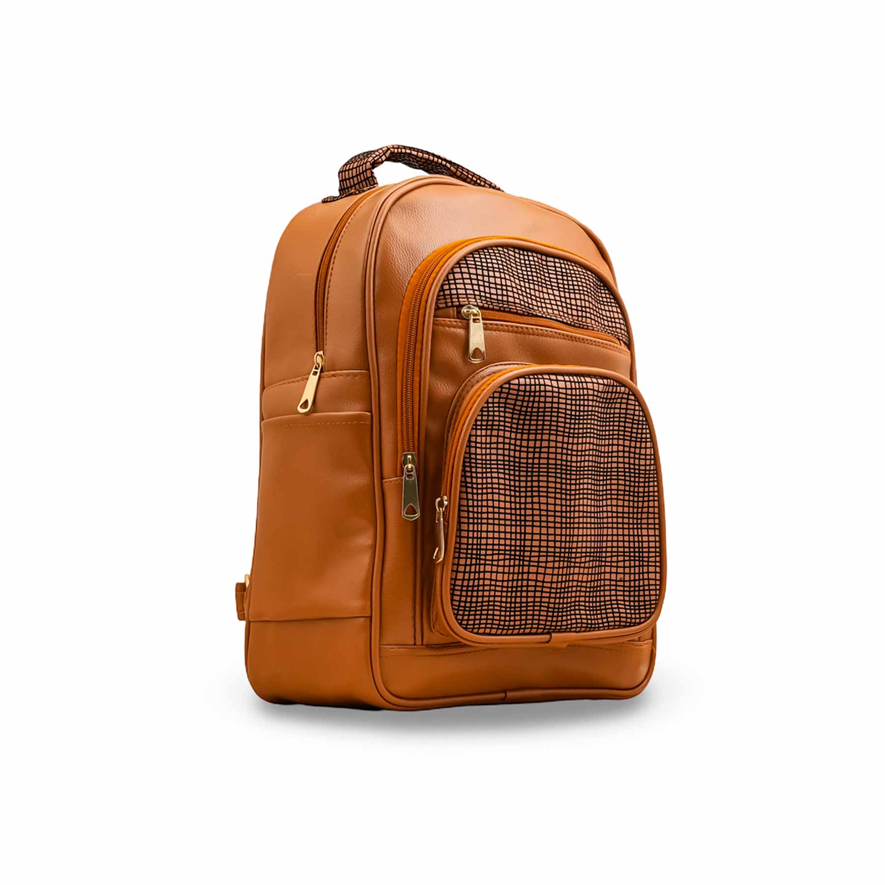 Mustard Casual Backpack For Women P56273 - Image 3