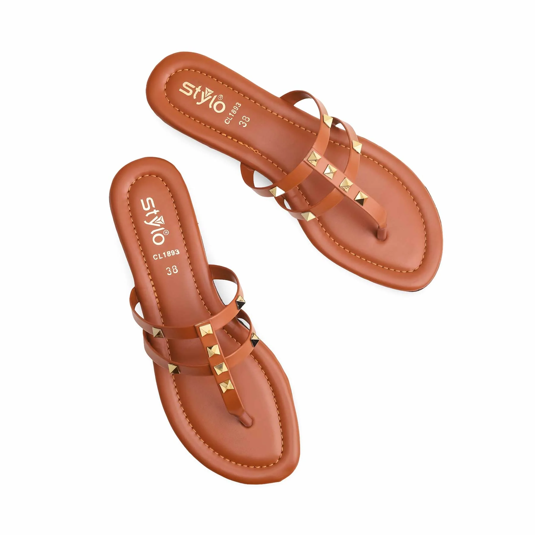 Mustard Casual Chappal CL1893 - Image 5
