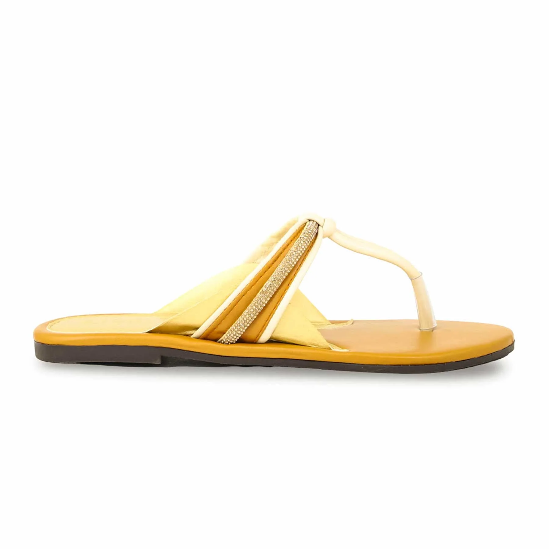 Mustard Casual Chappal CL1897 - Image 2