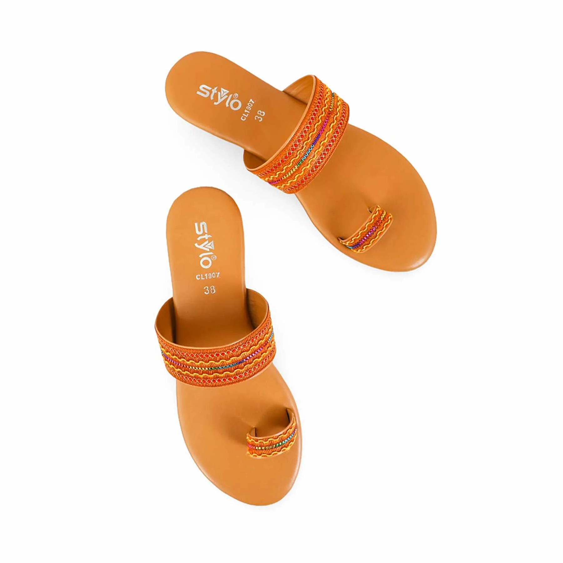 Mustard Casual Chappal CL1907 - Image 5