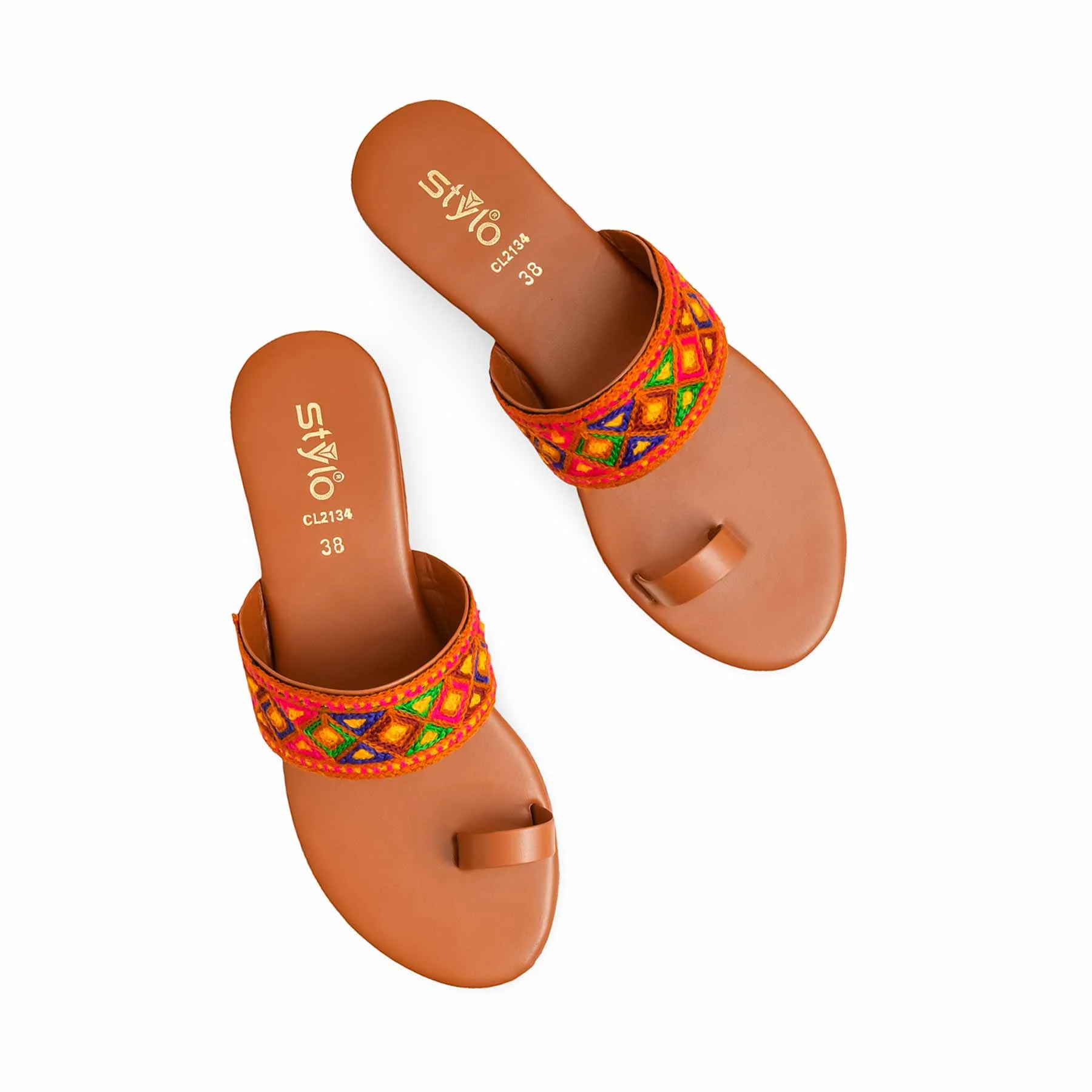 Mustard Casual Chappal For Women CL2134 - Image 5