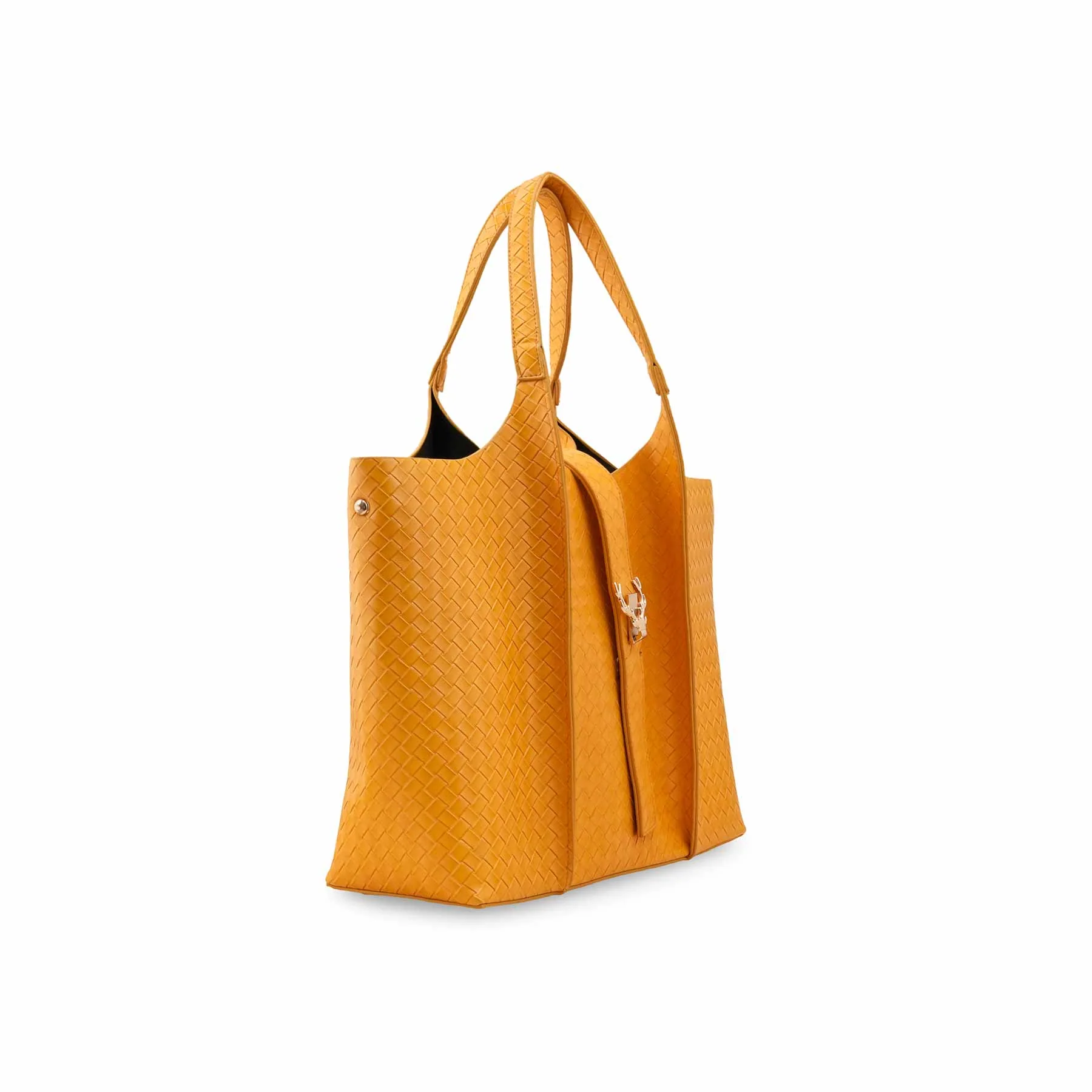Mustard Casual Shoulder Bag For Women P55820 - Image 3