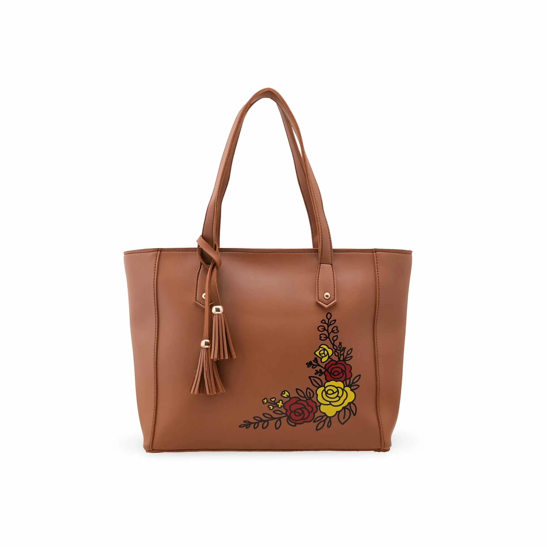 Mustard Casual Shoulder Bag For Women P56252 - Image 2