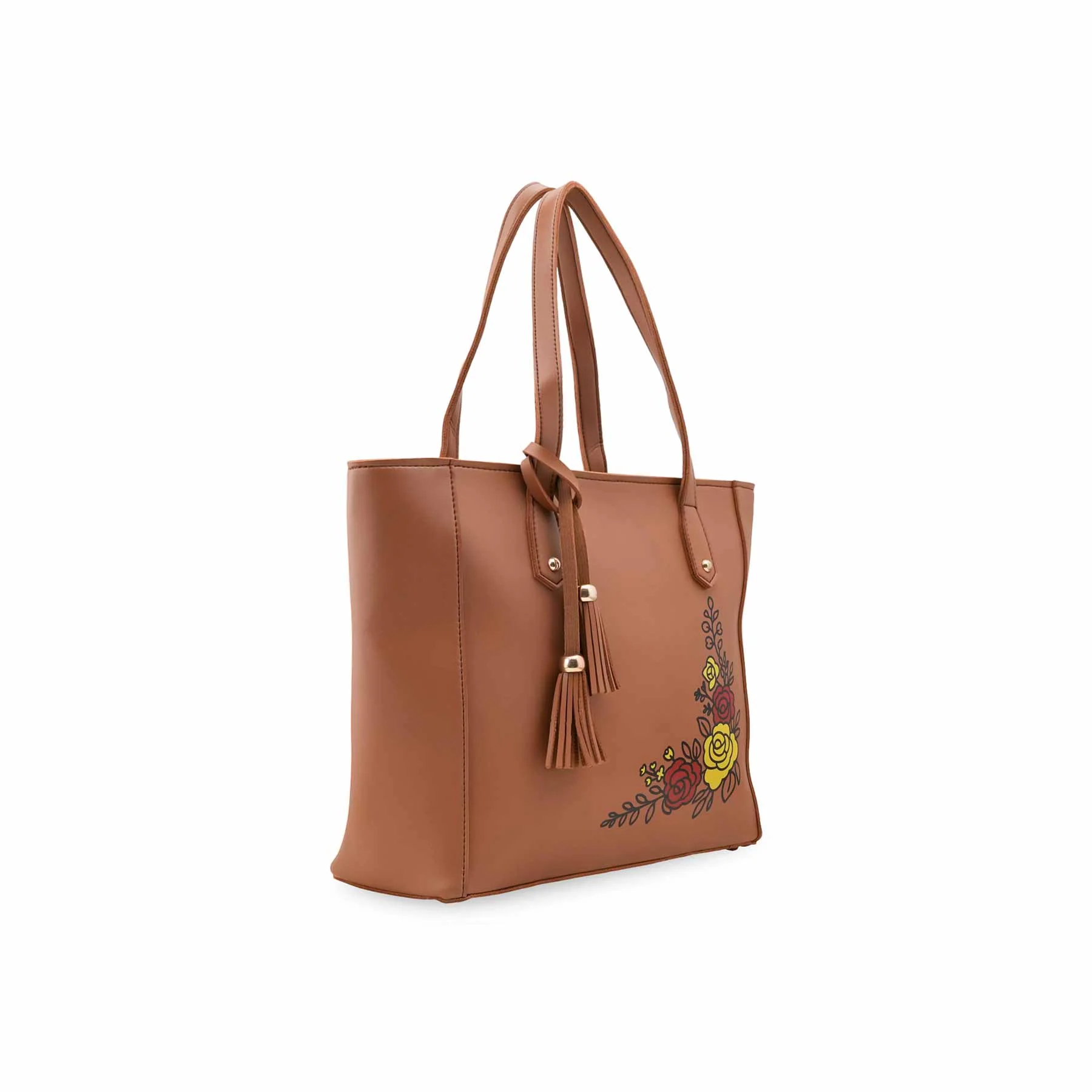 Mustard Casual Shoulder Bag For Women P56252 - Image 3