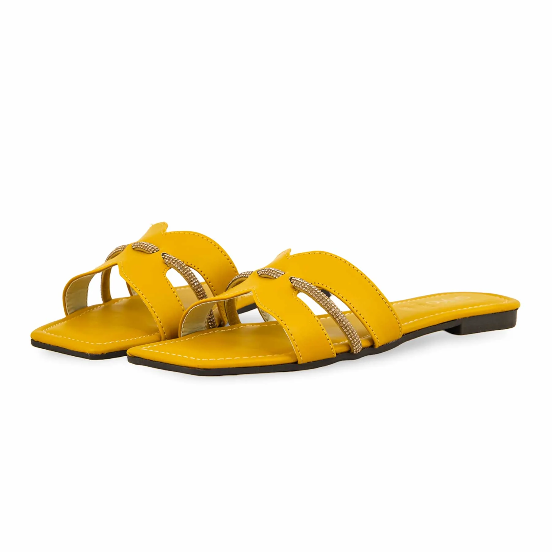 Mustard Casual Women Slipper CL1977 - Image 3