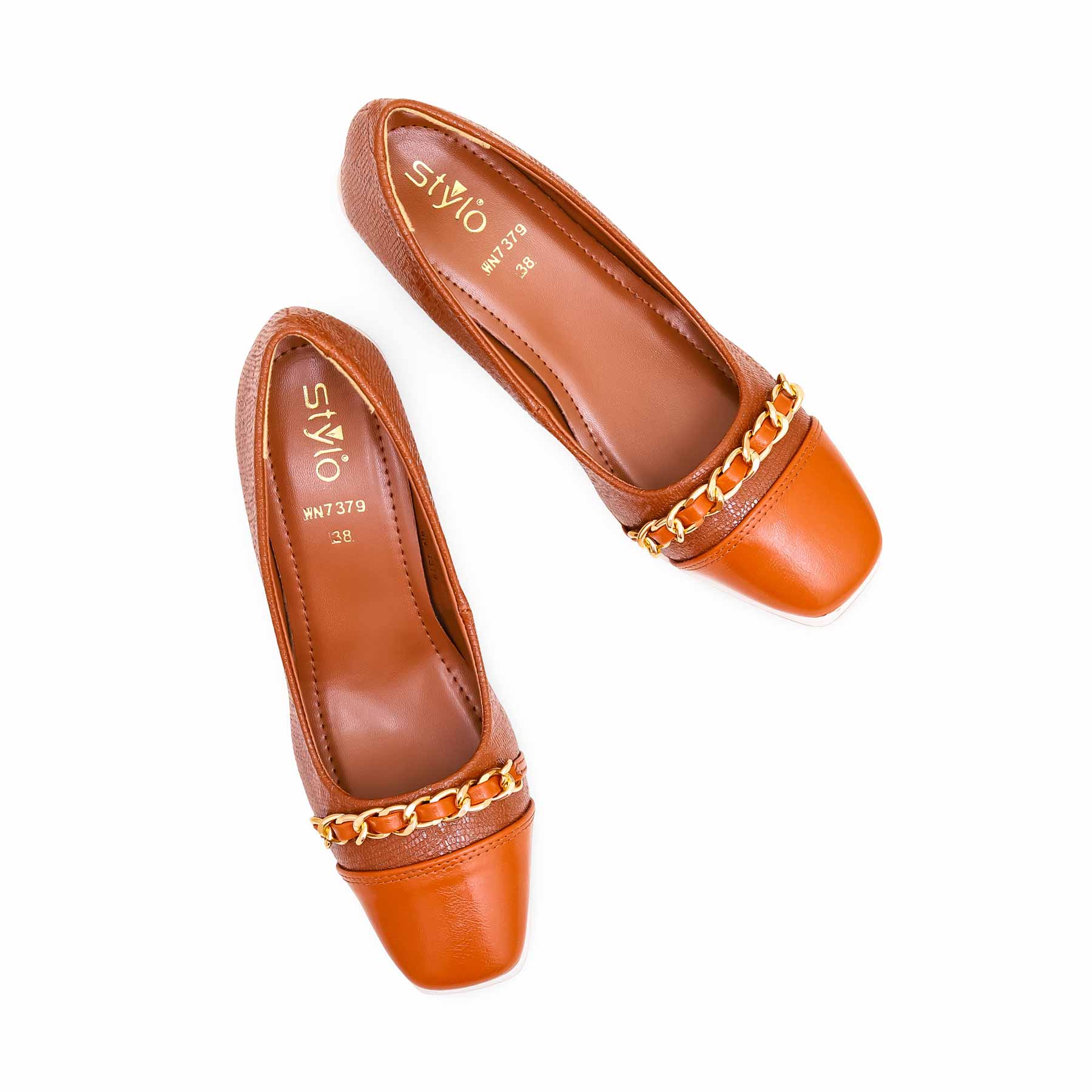 Mustard Court Shoes WN7379 - Image 4