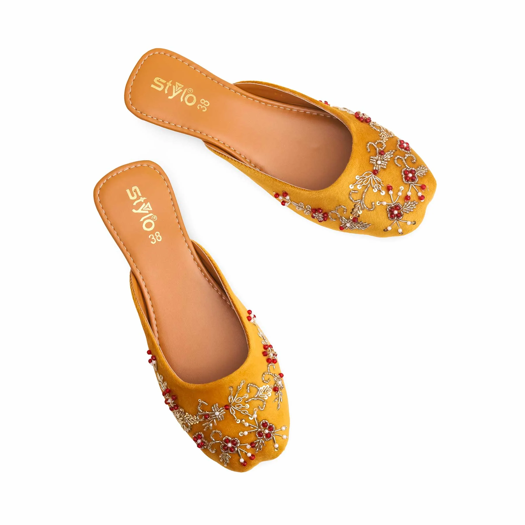 Mustard  Fancy Khussa EC8541 - Image 5