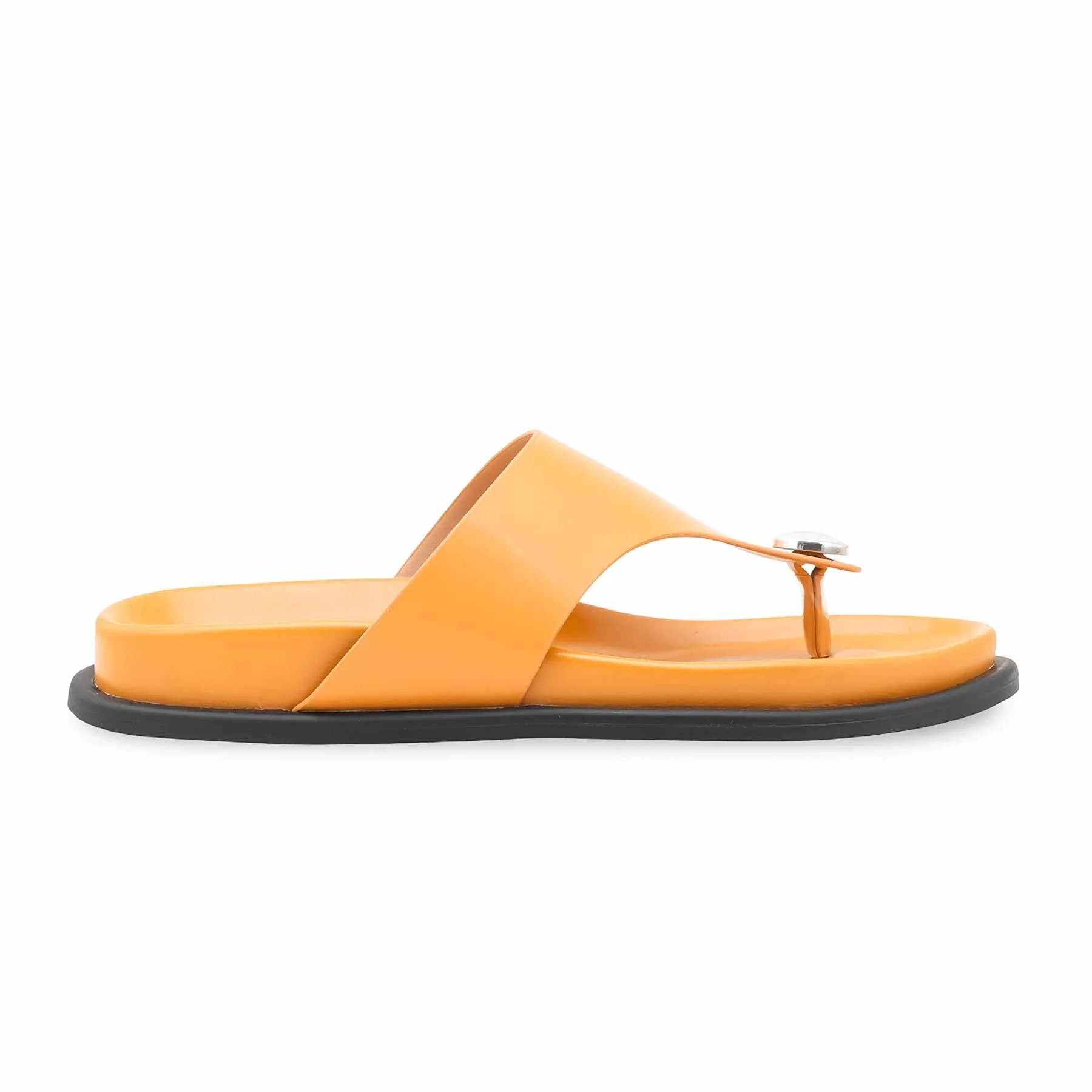 Mustard Formal Chappal For Women PU0701 - Image 2
